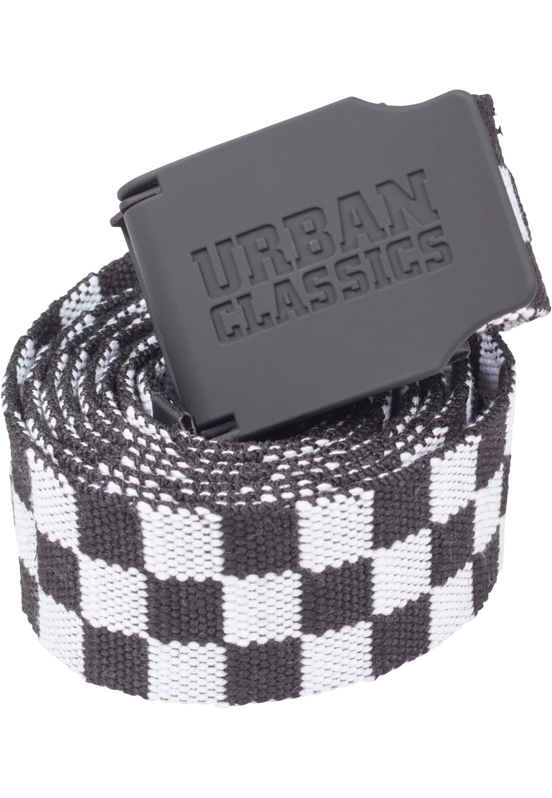 URBAN CLASSICS Hüftgürtel Urban Classics Unisex UC Canvas Belt Checkerboard günstig online kaufen