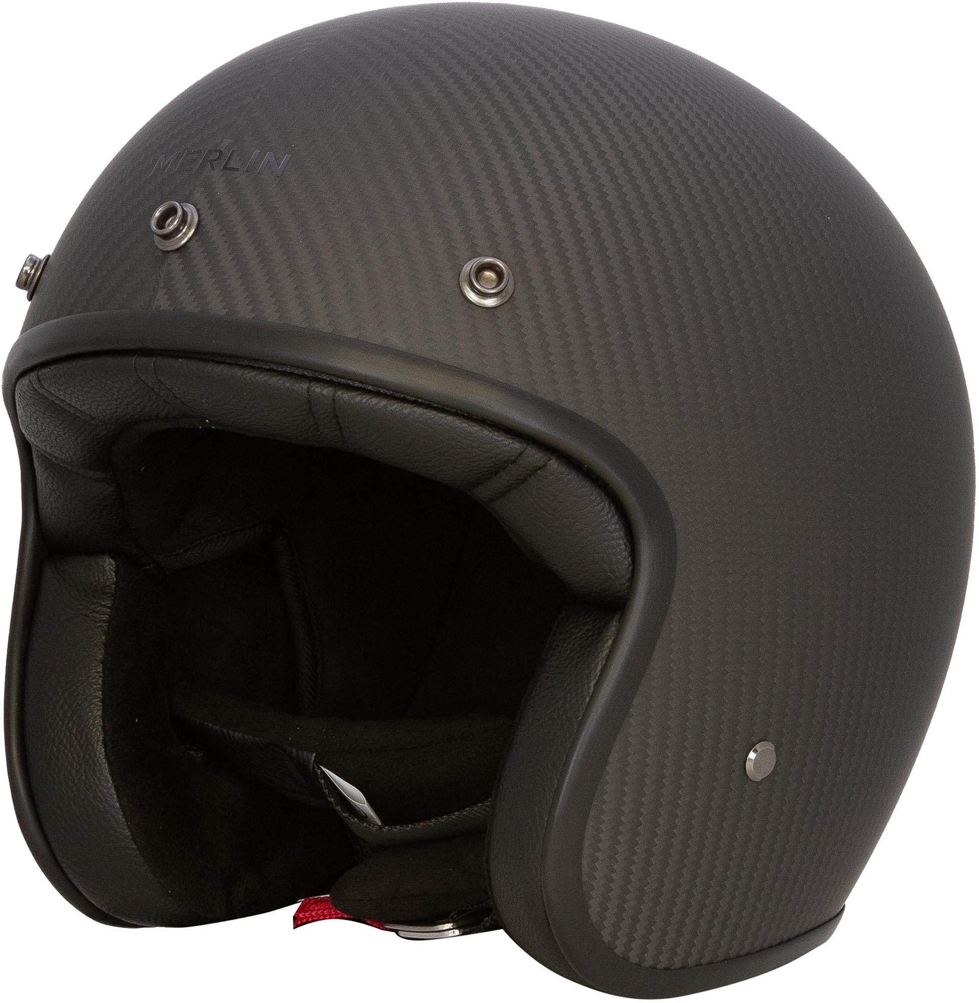 Merlin Motorradhelm Blackbird Carbon Jethelm, Geeignet Für Brillenträger