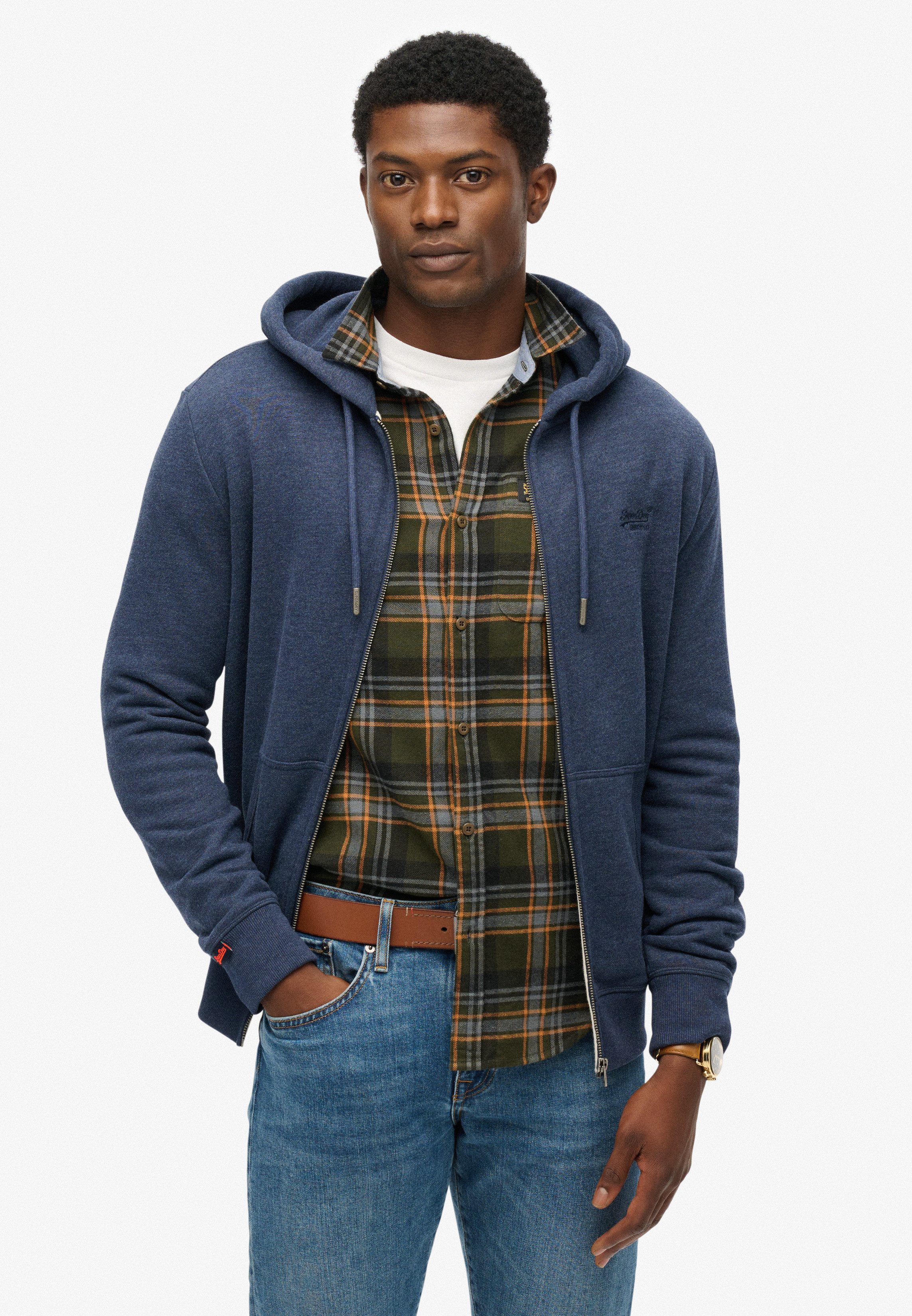 Superdry Kapuzensweatjacke ESSENTIAL LOGO ZIP HOODIE günstig online kaufen