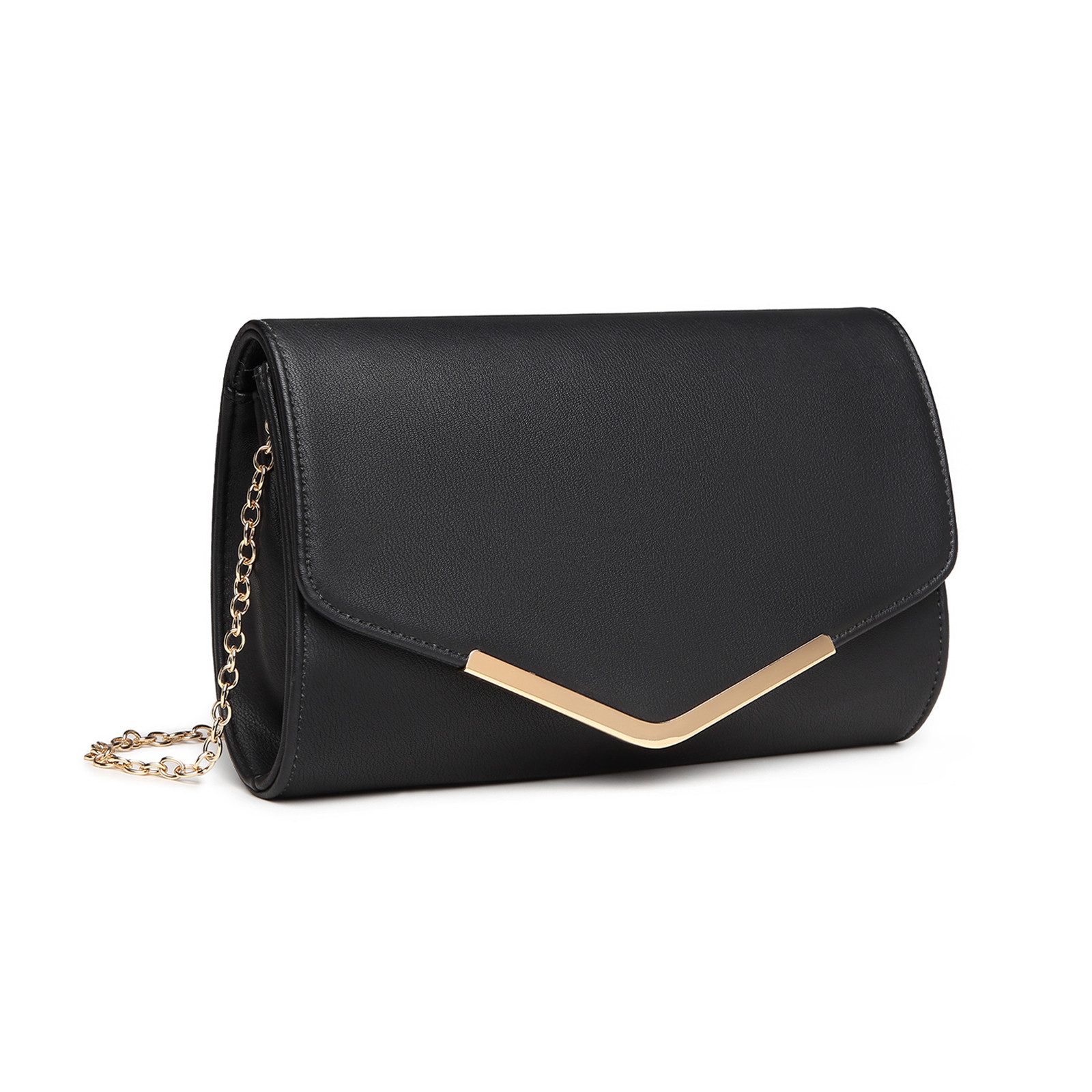 Miss Lulu Abendtasche Damen Clutch – Elegante Mini Abendtasche mit Kette für Party, Hochzeit