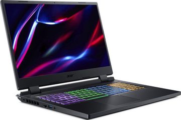 Acer Acer Nitro 5 AN517-55-58M3 17.3"/i5-12450/16/512SSD/RTX4050/W11 Gaming-Notebook (Intel® Intel® Core™ i5 12450H, 512 GB SSD, Beleuchtete RGB Tastatur, Webcam)