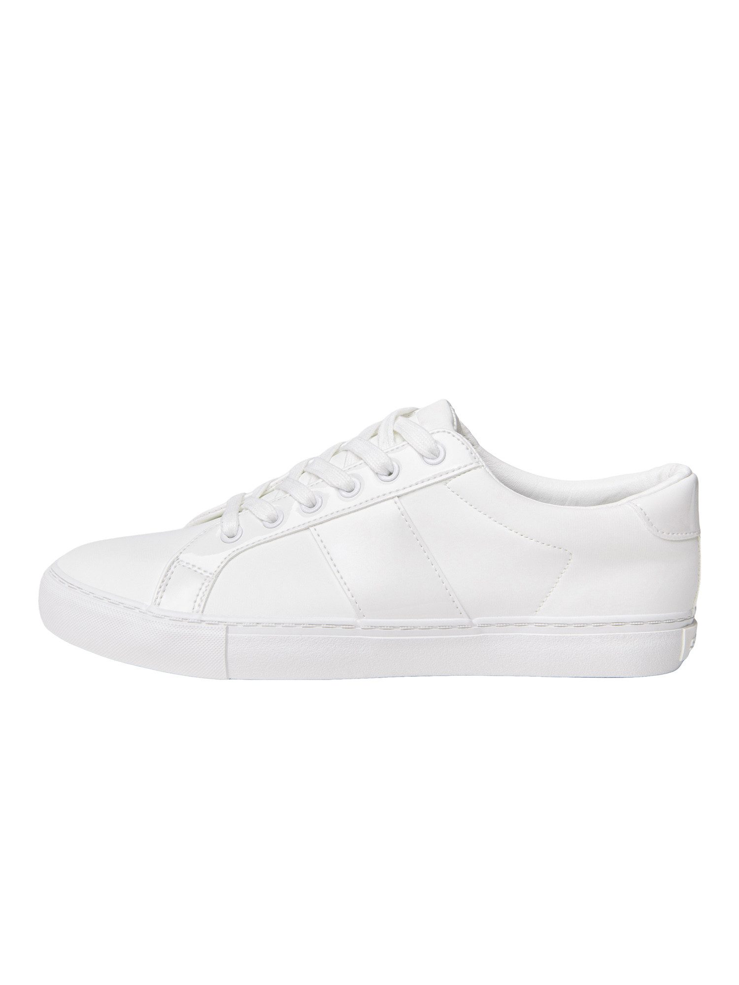 OMBRE Herren Sneaker mit schicker Kunstleder-Oberfläche Weiß 45 Sneaker (kein Set)