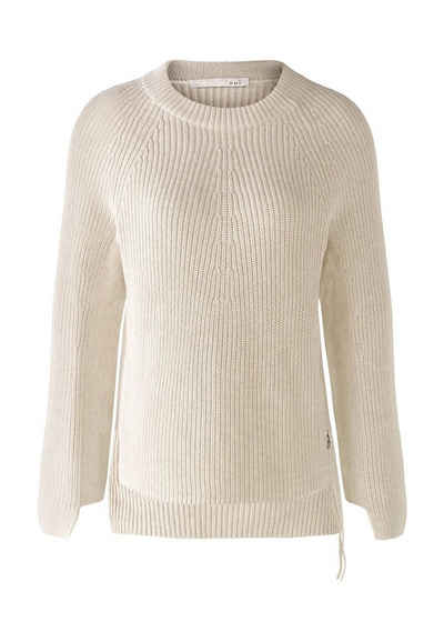 Oui Rundhalspullover Pullover RUBI