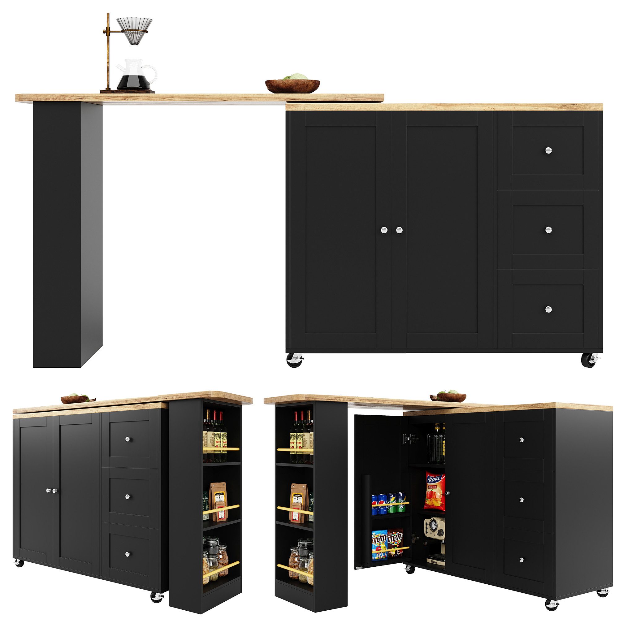 ROYGBIV Bartisch Um 360° drehbarer Bartisch günstig online kaufen