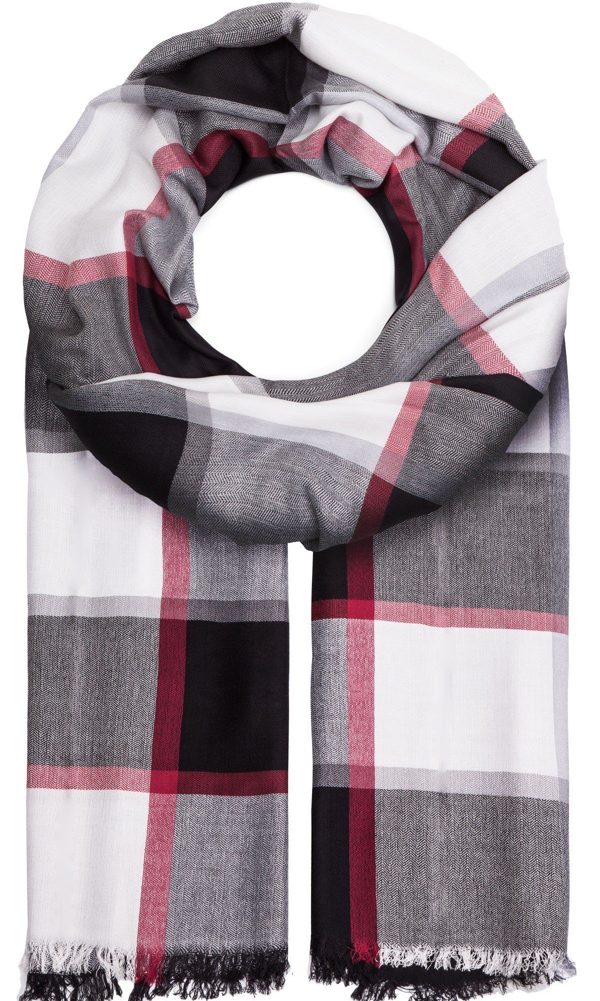 compagno Modeschal, (1-St), XXL Winterschal Karomuster kariert Winter Schal Weihnachten Geschenk