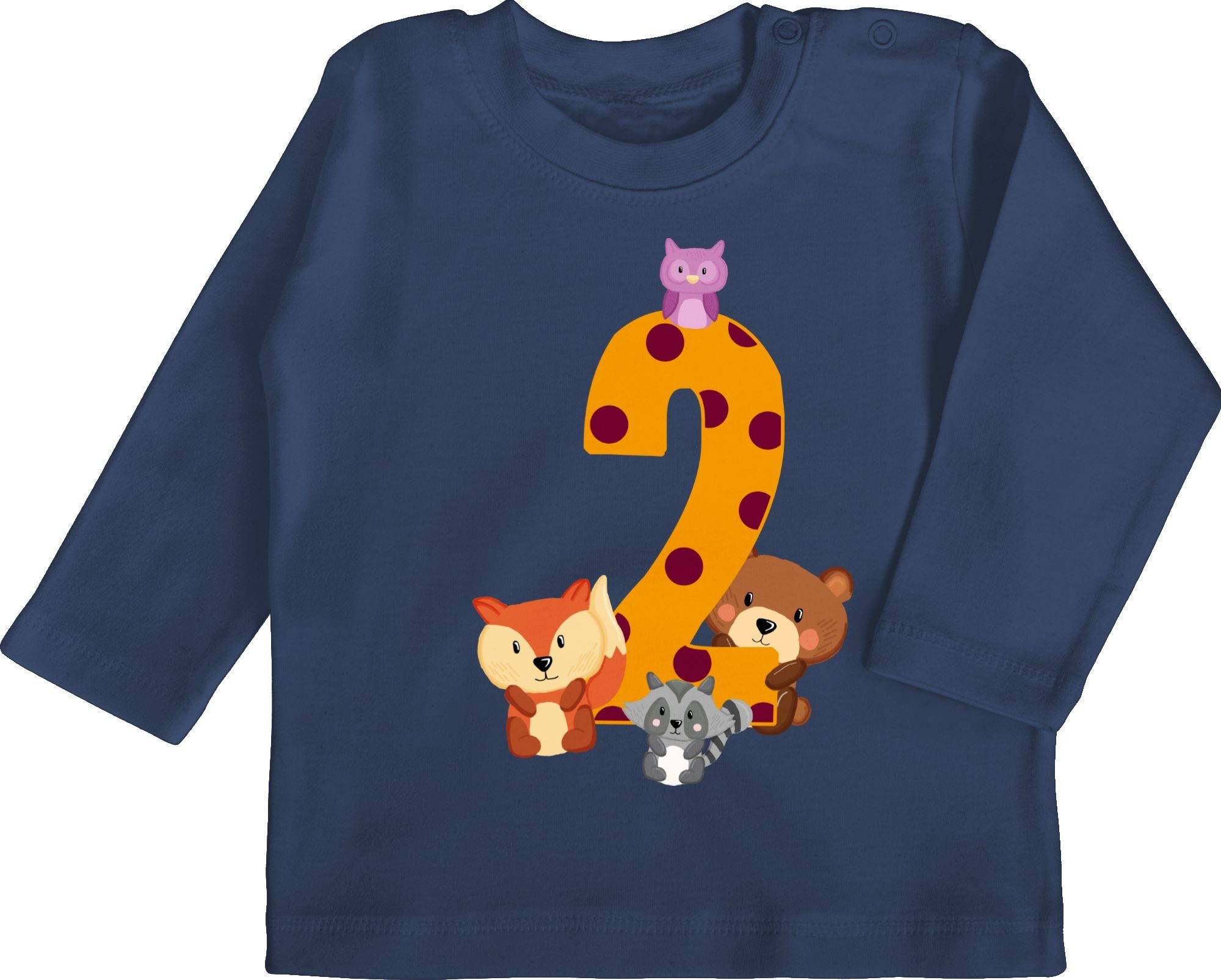 T-Shirt Zwei Waldtiere