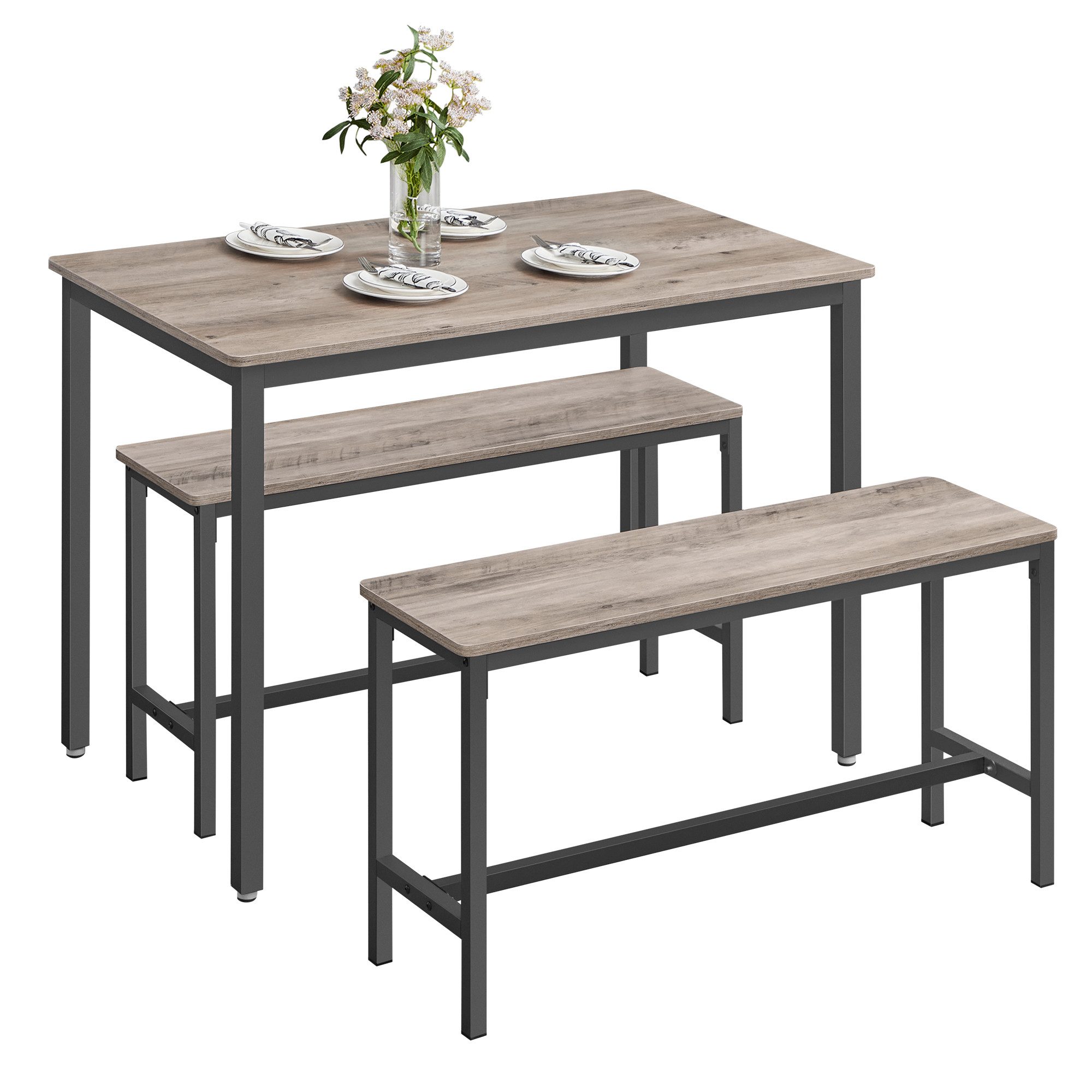 VASAGLE Essgruppe, (Set, 3-tlg), Küchentisch 70 günstig online kaufen