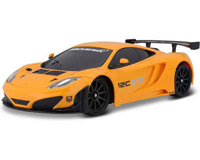 Maisto Tech RC-Auto Ferngesteuertes Auto - McLaren 12C GT3 (orange, Maßstab 1:24), Ready to Run