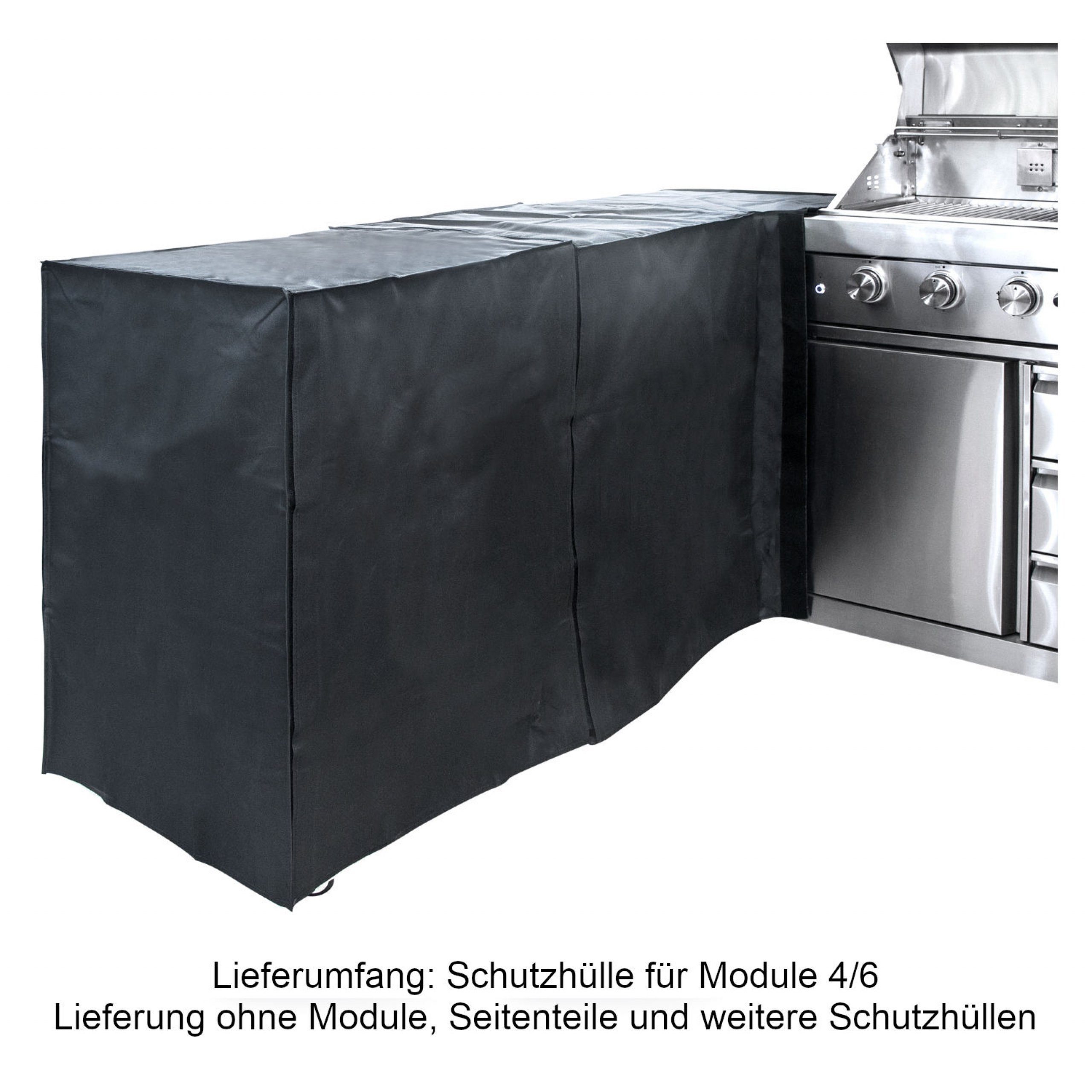 All Grill Gasgrill Allgrill 77850-96-3 modulare Abdeckhaube Schutzhülle für Modul 4/6