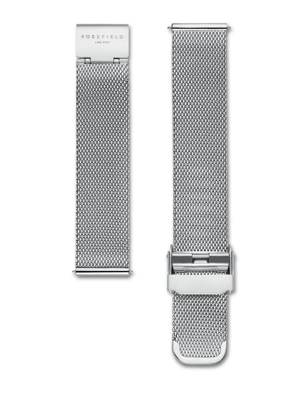 ROSEFIELD Quarzuhr ROSEFIELD Damenuhr Boxy 24mm Silberfarben