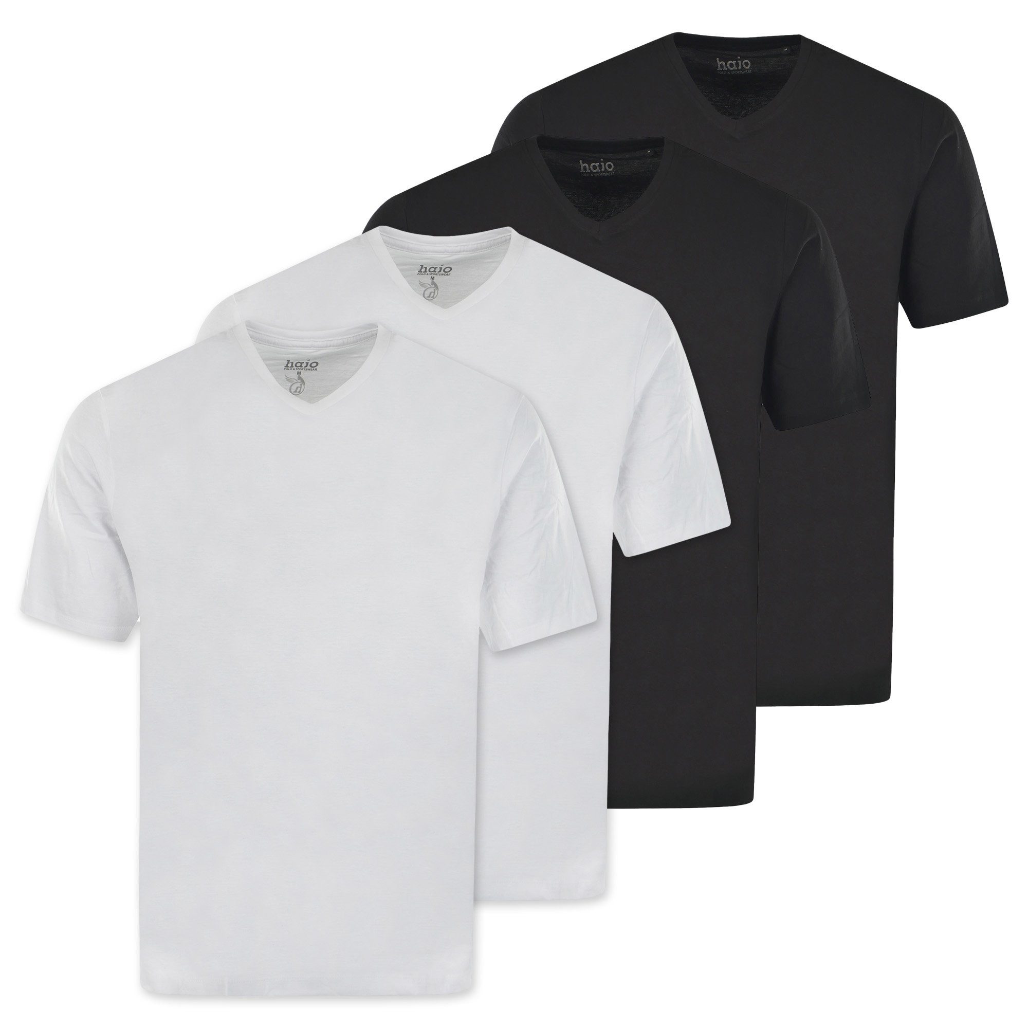 Hajo T-Shirt Herren T-Shirt 4er Pack Baumwolle (Packung, 4er Pack) günstig online kaufen