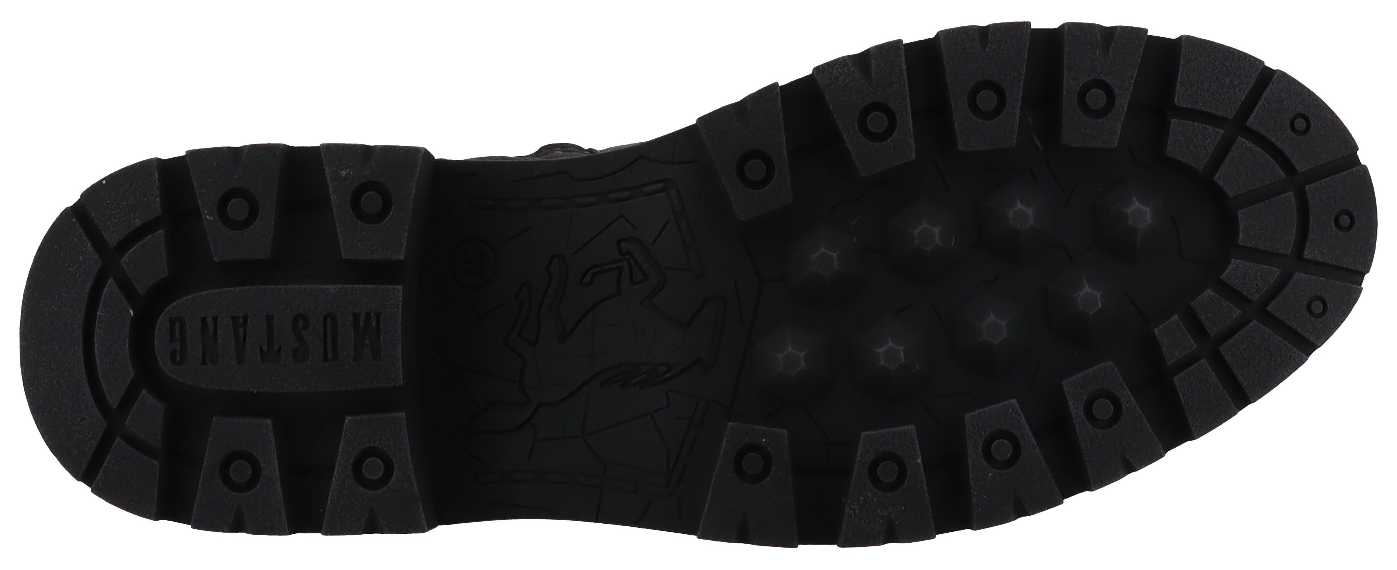 Mustang Shoes Darleen Winterstiefel Schnürstiefel mit Reißverschluss