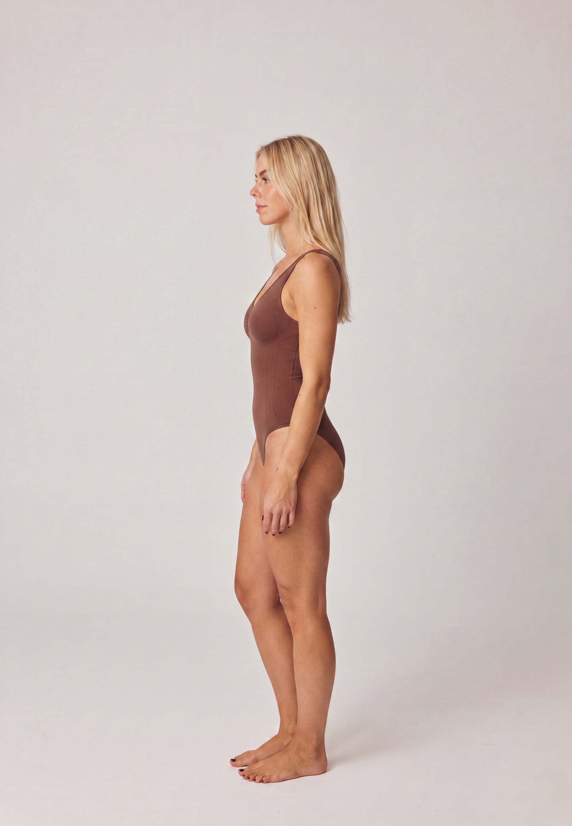 SNOCKS Shaping-Body Shaping Body Damen mit breiten Trägern (1-tlg) figurformend mit starkem Support