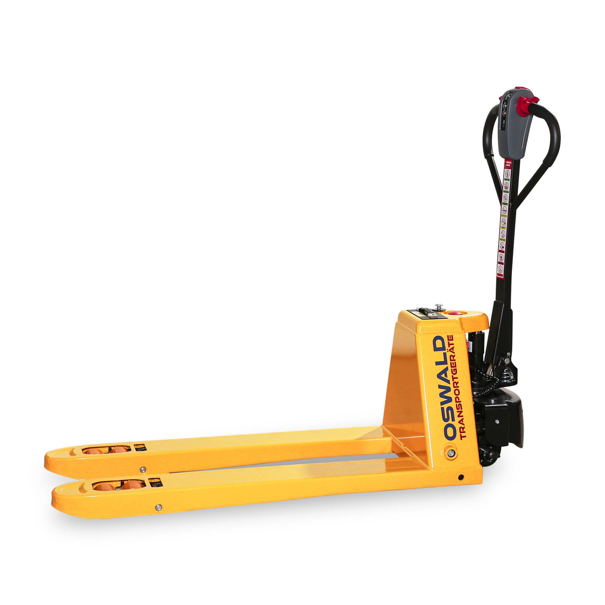 OSWALD Transportgeräte Gabelhubwagen Elektrohubwagen OSWALD E15 Li-Ion 1500 kg 1150 mm Hubwagen elektrisch