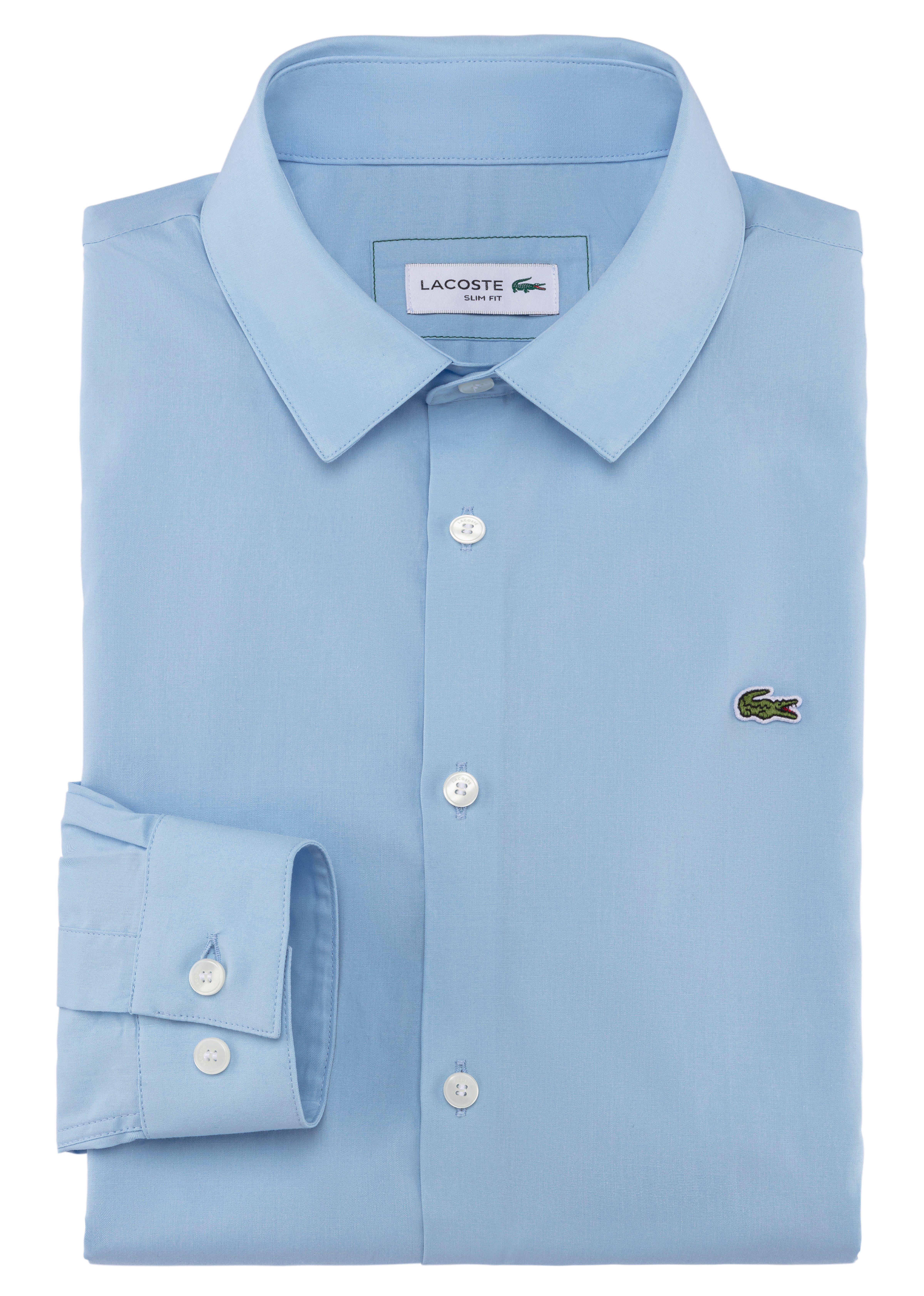 Lacoste Langarmhemd OBERHEMDEN mit Lacoste Logo günstig online kaufen