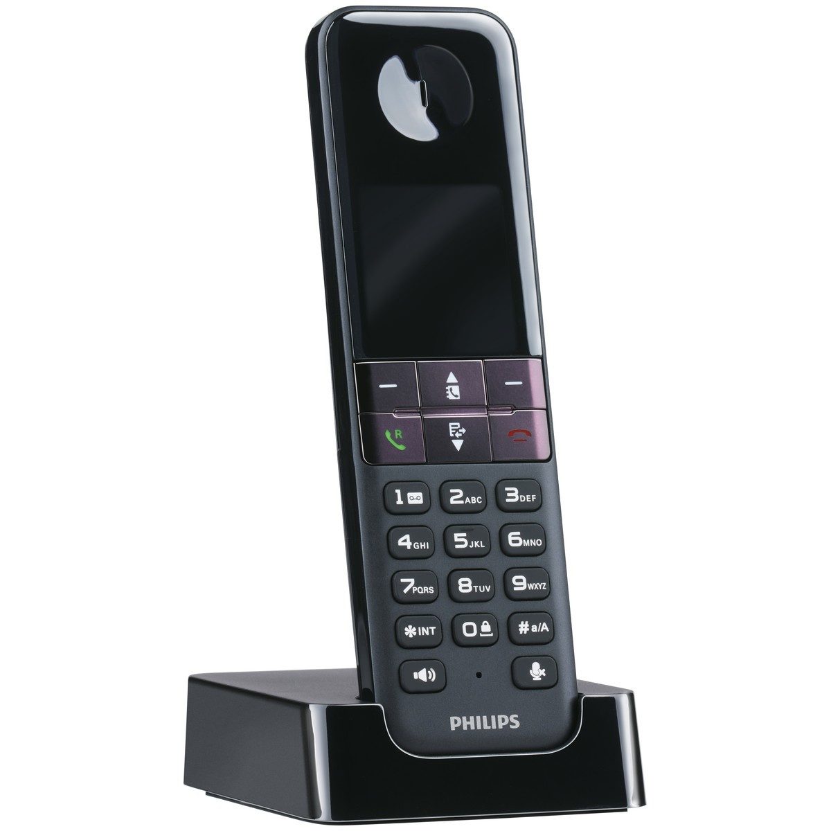 Philips Philips Telefon Schnurlos D4701B – Festnetztelefon Schnurlos Schnurloses DECT-Telefon
