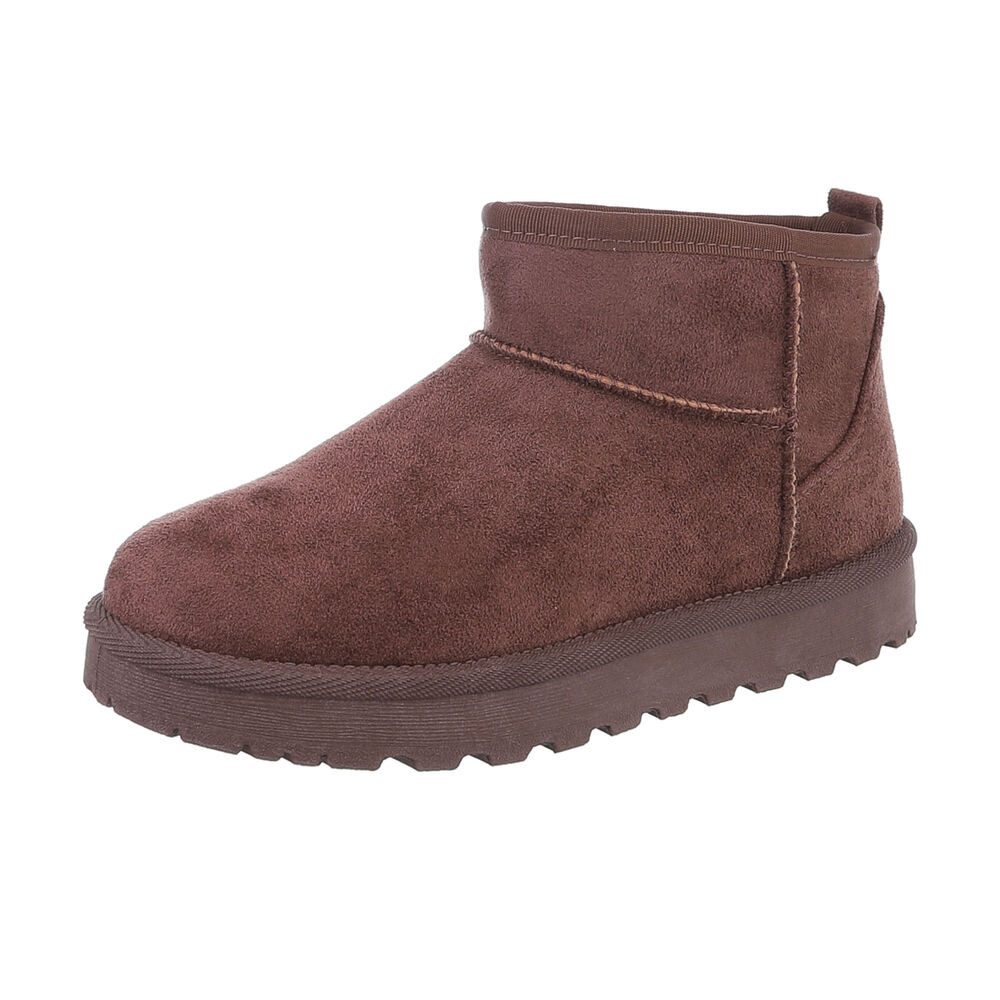 Ital-Design Damen Snowboots Freizeit Snowboots (87451975) Flach Plateaustie günstig online kaufen