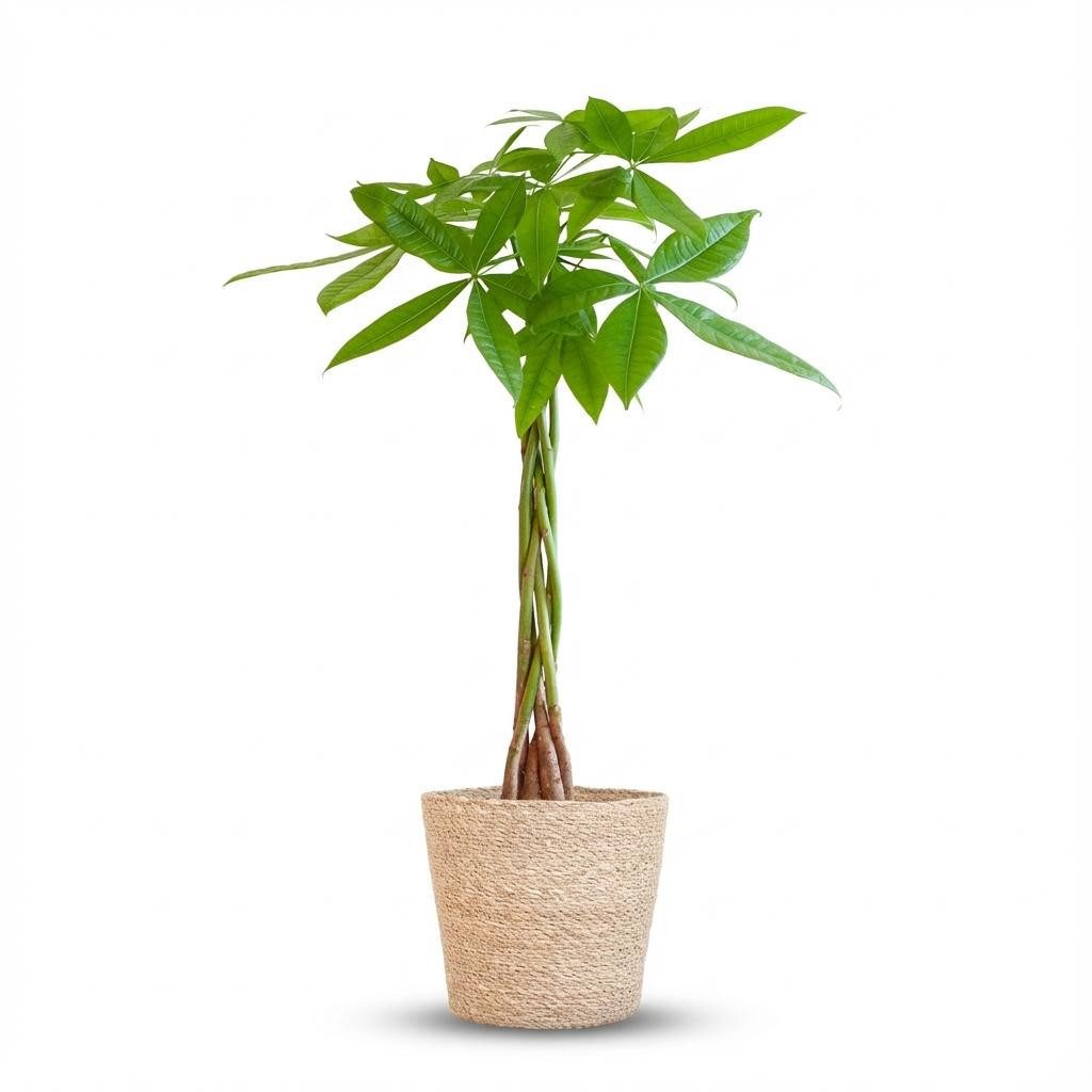 Florora Zimmerpflanze Pachira Aquatica – Glueckskastanie – 80 cm