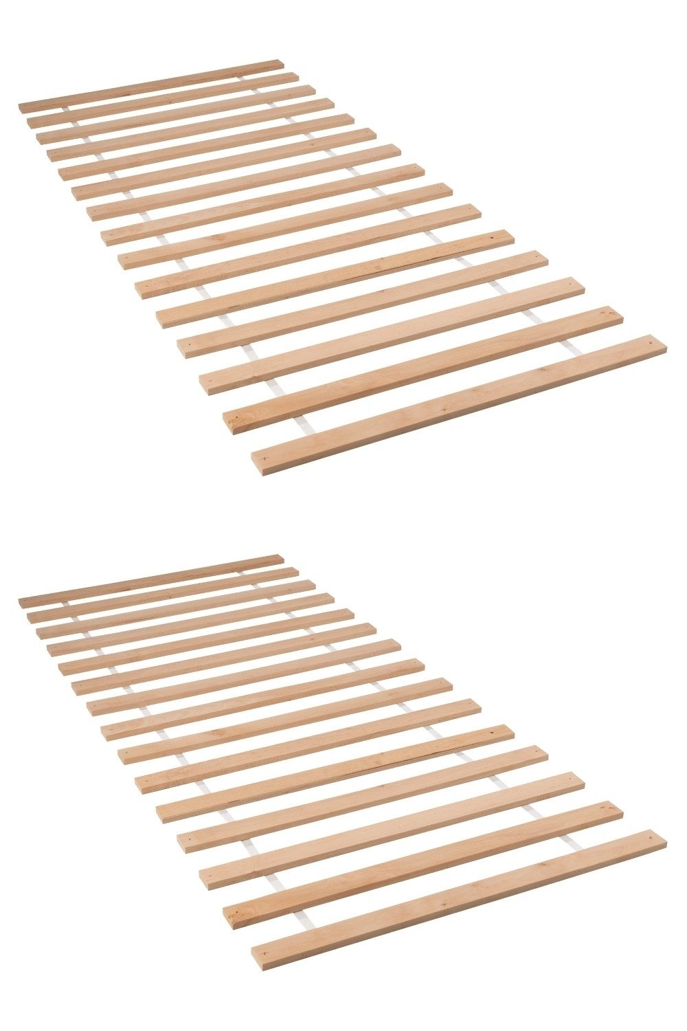 Rollrost, 90 x 200 cm, Fichten und- Kieferlatten, rollbar, Home4You, Kopfteil nicht verstellbar, Fußteil nicht verstellbar, mit Textilband, rollbar