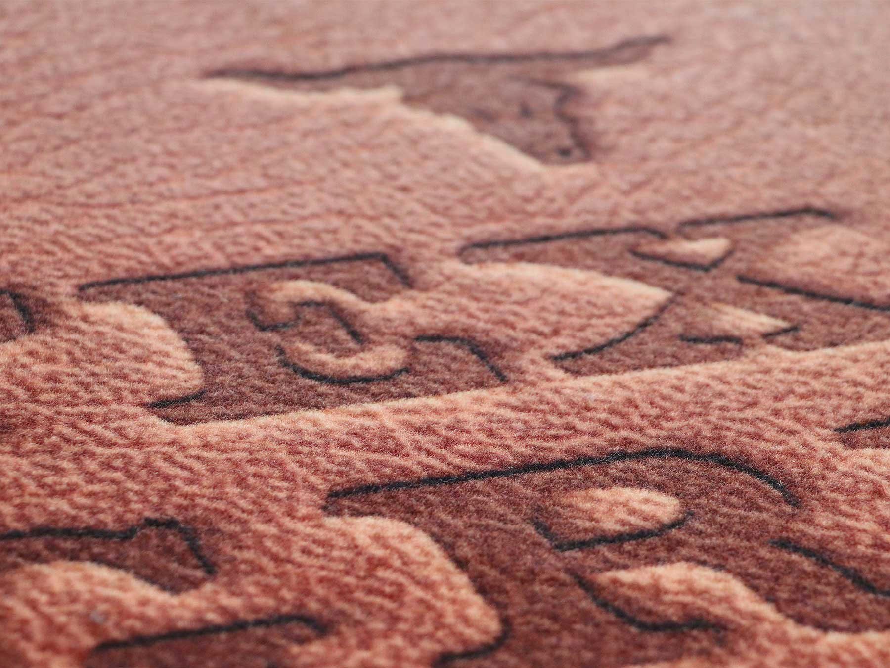 Fußmatte TEXAS, Primaflor-Ideen Schmutzfangmatte, Bodenschutz, 5 in waschbar mm, als ideal Grillunterlage Textil, Höhe: rechteckig,