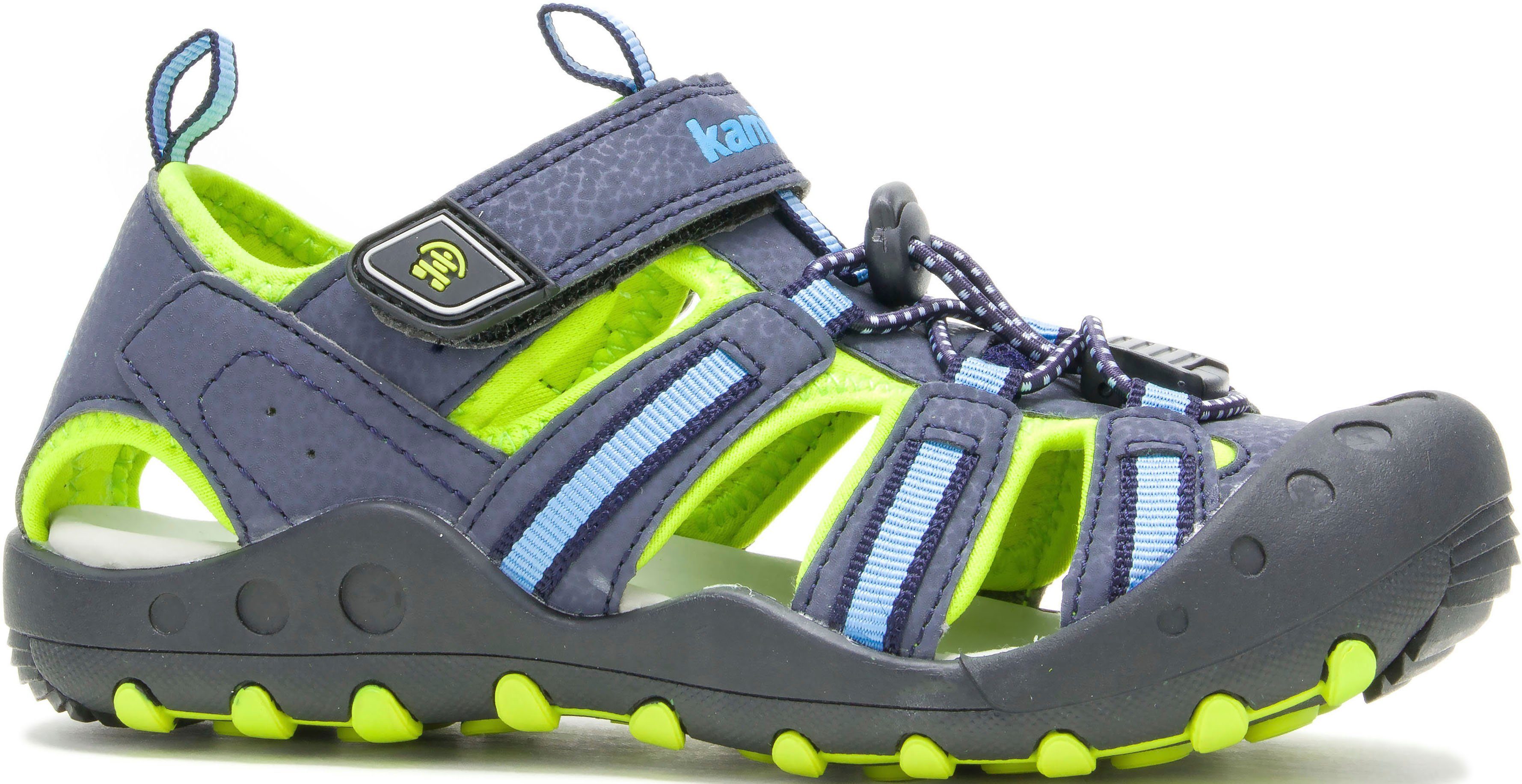 Kamik CRAB Outdoorsandale blau-lime