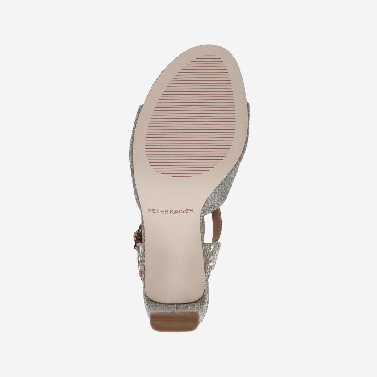 Peter Kaiser Peter Kaiser 78343 910, Sandaletten, Beige, metallik, Damen Sandalette