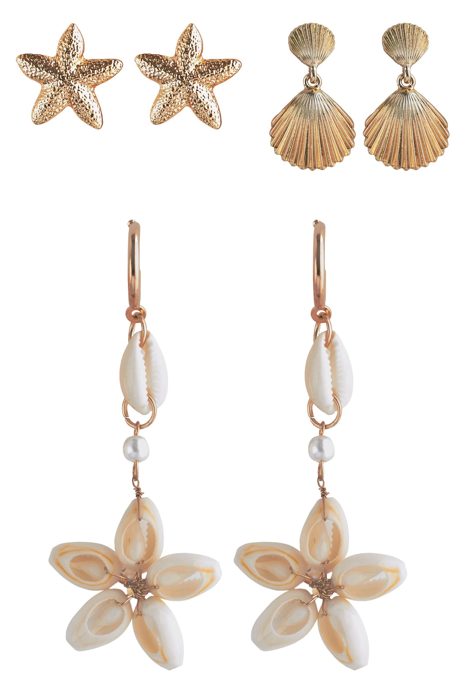 Next Ohrring-Set Ohrringe Muscheln und S...