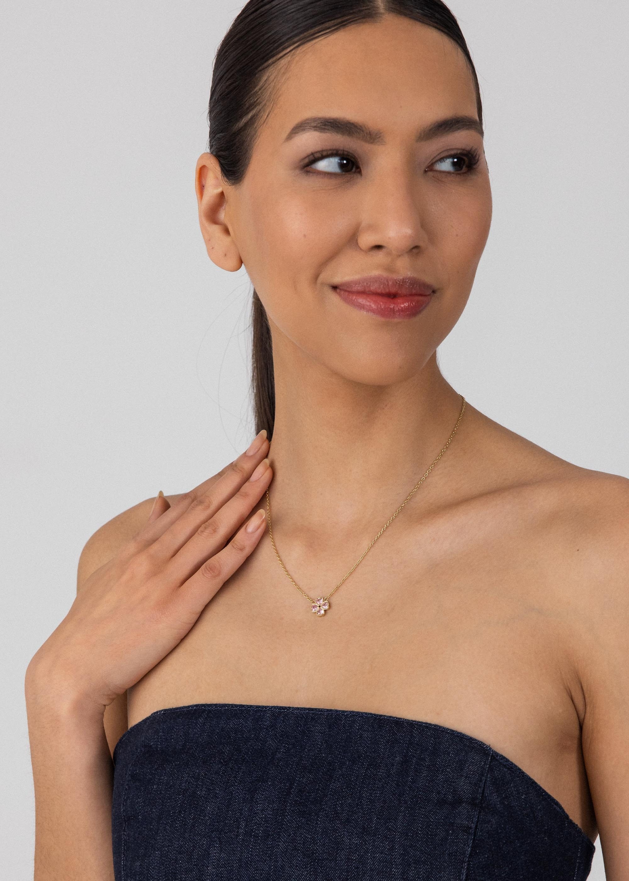 Purelei Kette mit Anhänger Cuore Rosé (Kette)