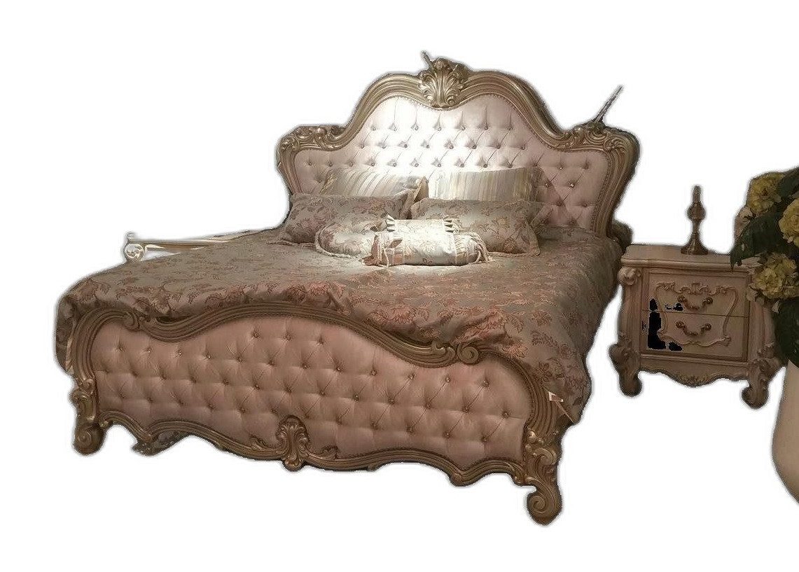 Xlmoebel Bett Barock Bett edel klassisch hochwertig zeitlos, Hergestellt in Europa