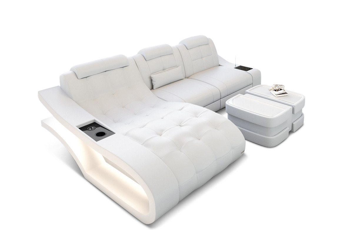 Sofa Dreams Ecksofa Leder Sofa Couch günstig online kaufen