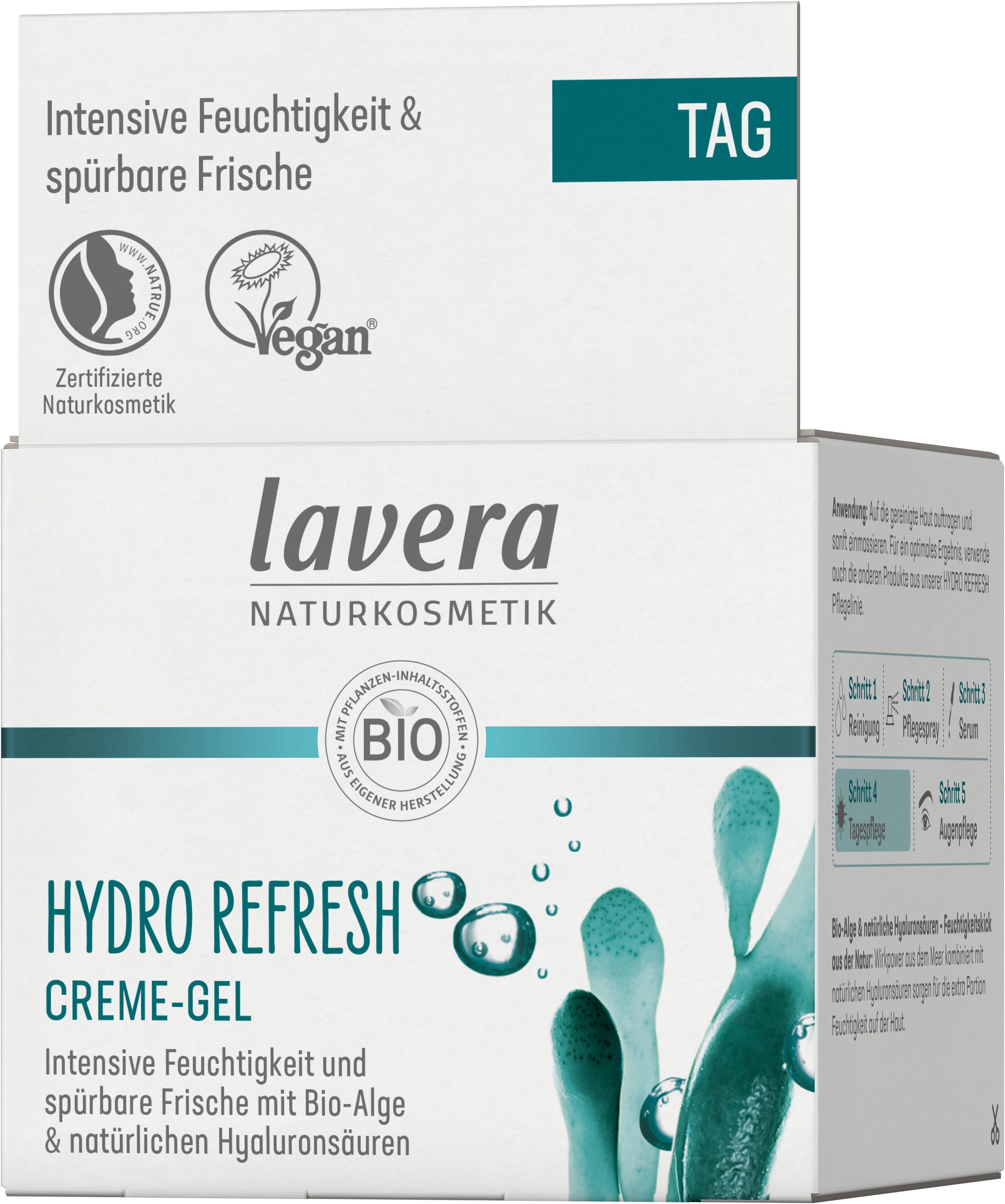lavera Gesichtspflege Hydro Refresh Creme-Gel, 1-tlg.