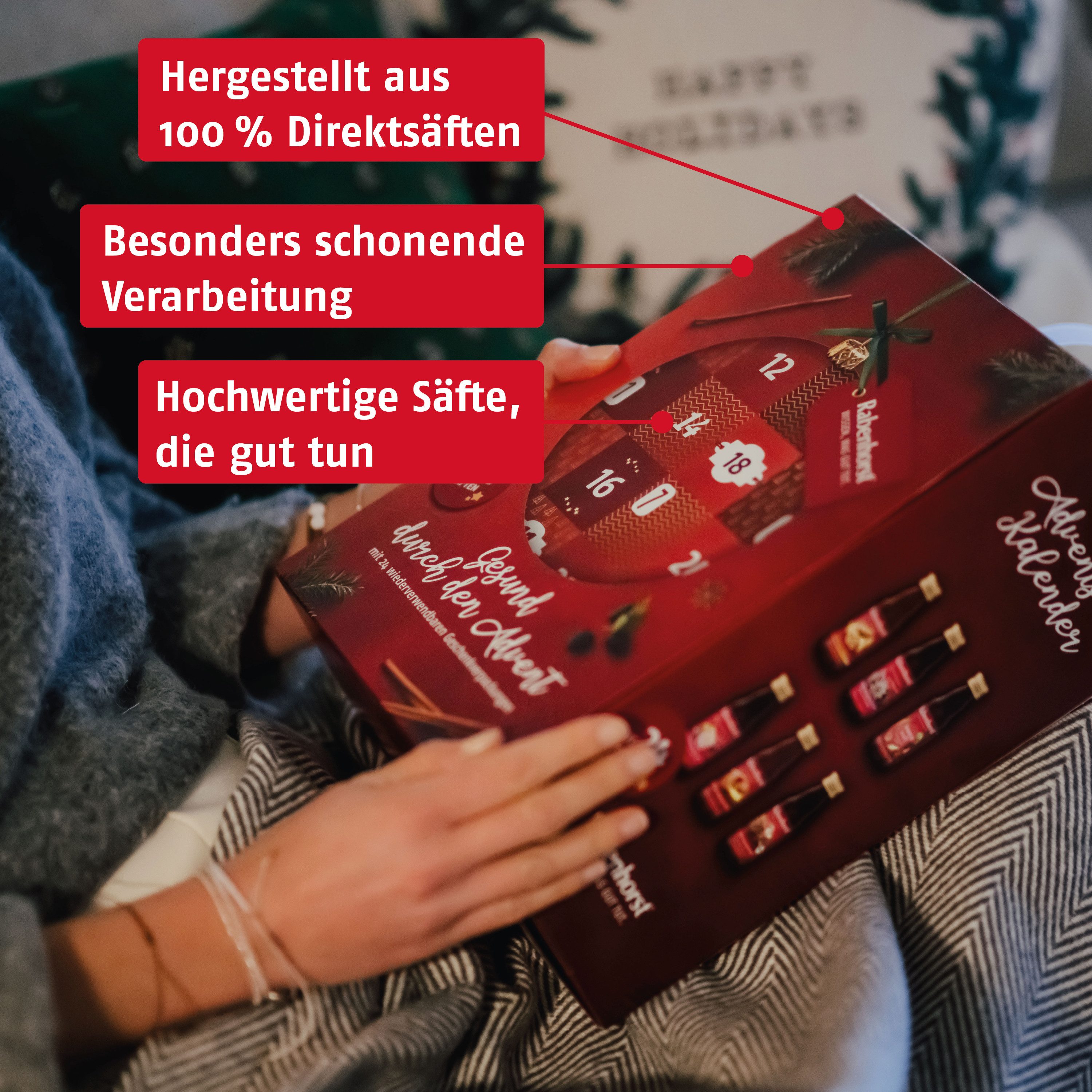 Haus Rabenhorst Lebensmittel-Adventskalender RABENHORST Adventskalender 2026 (24 x 125 ml) – Bild 3 von 5
