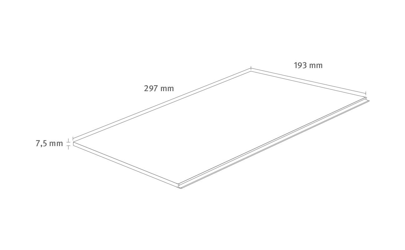 EGGER Designboden Muster Aquadura+ Hybridboden EDF201 Morella Fichte vintage, 1 St., Handmuster