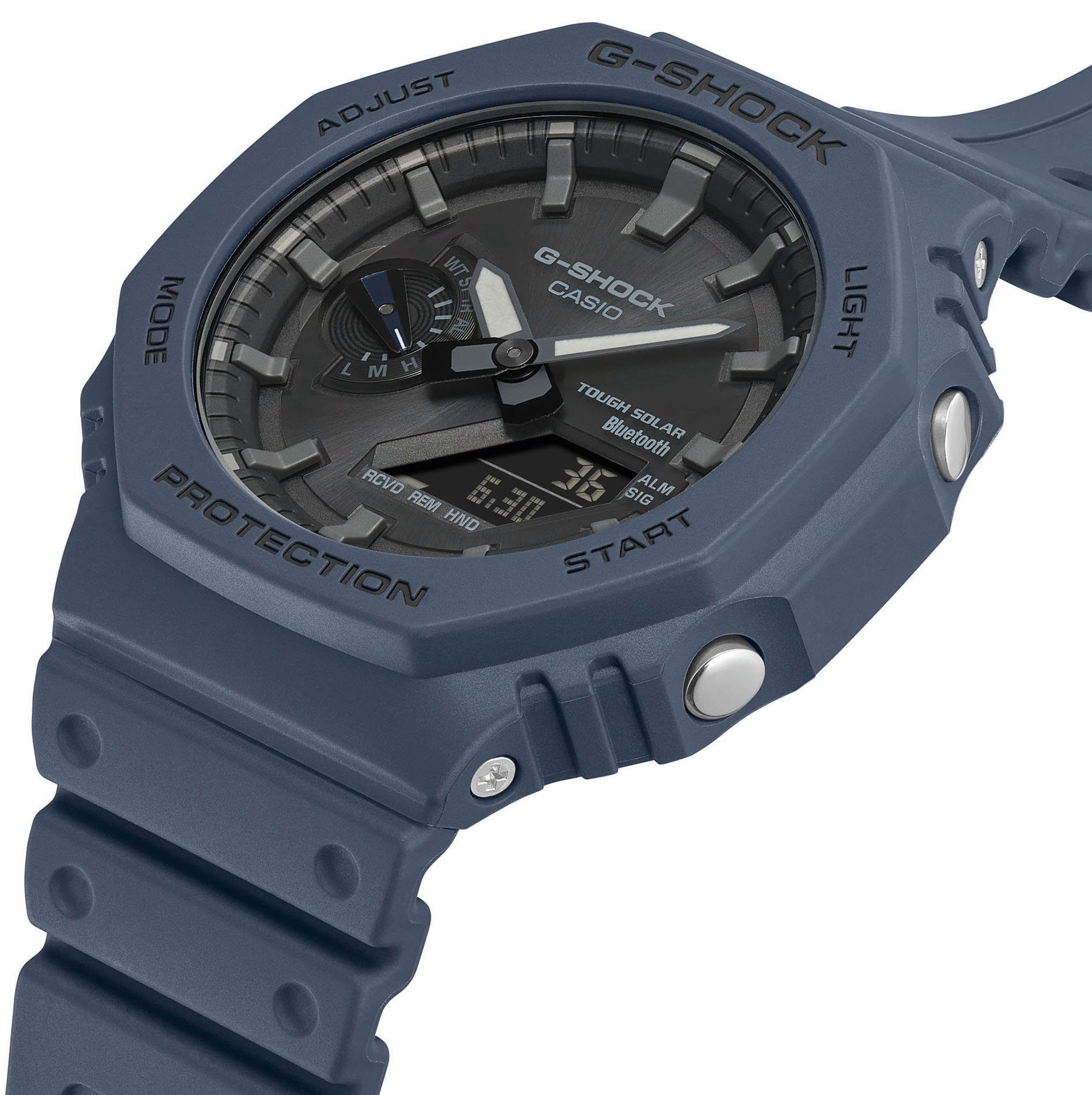 CASIO G-SHOCK GA-B2100-1A1ER Smartwatch, Solaruhr, Armbanduhr, Herrenuhr, Stoppfunktion, Weltzeit