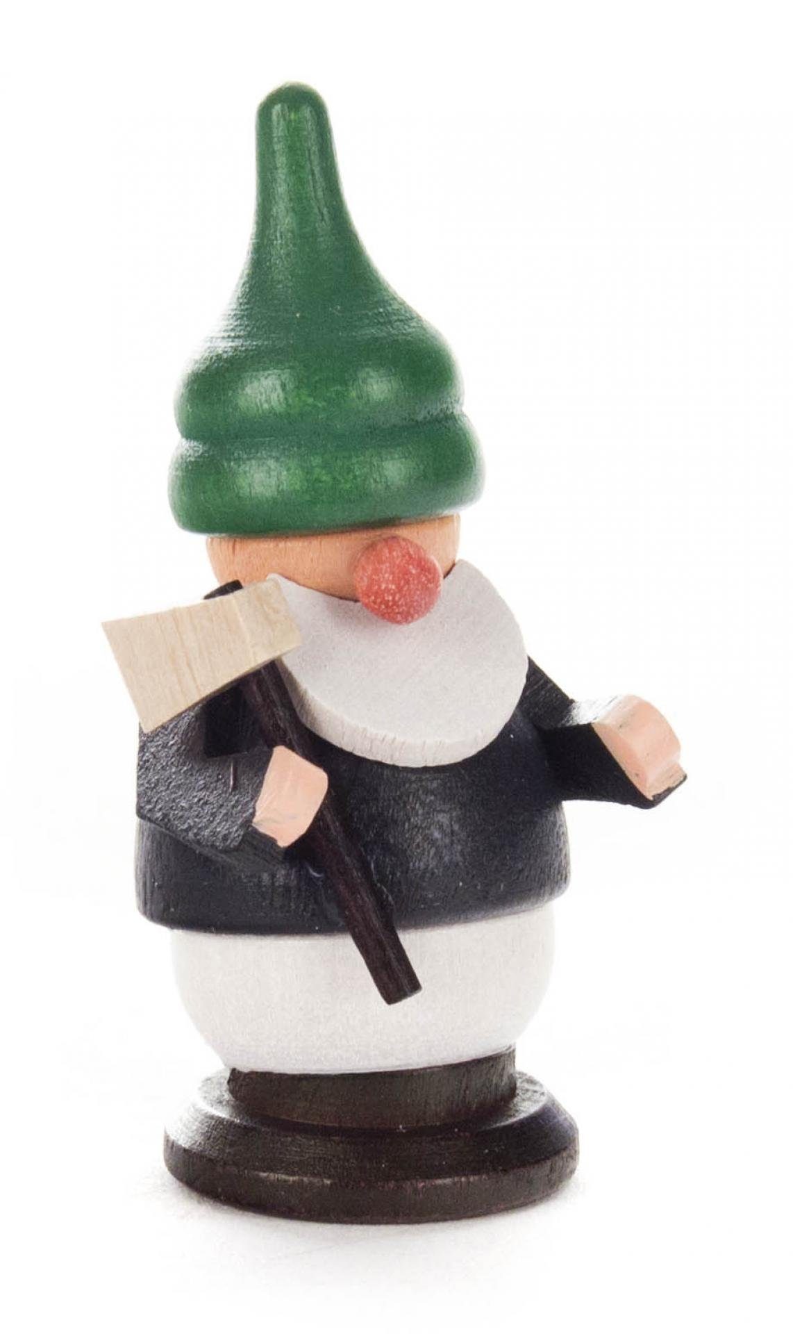 Spielwarenmacher Günther e.K. Weihnachtsfigur Miniaturfigur Zwerg mit Axt BxHxT 3x6x3cm NEU, mit Axt, Bergmann