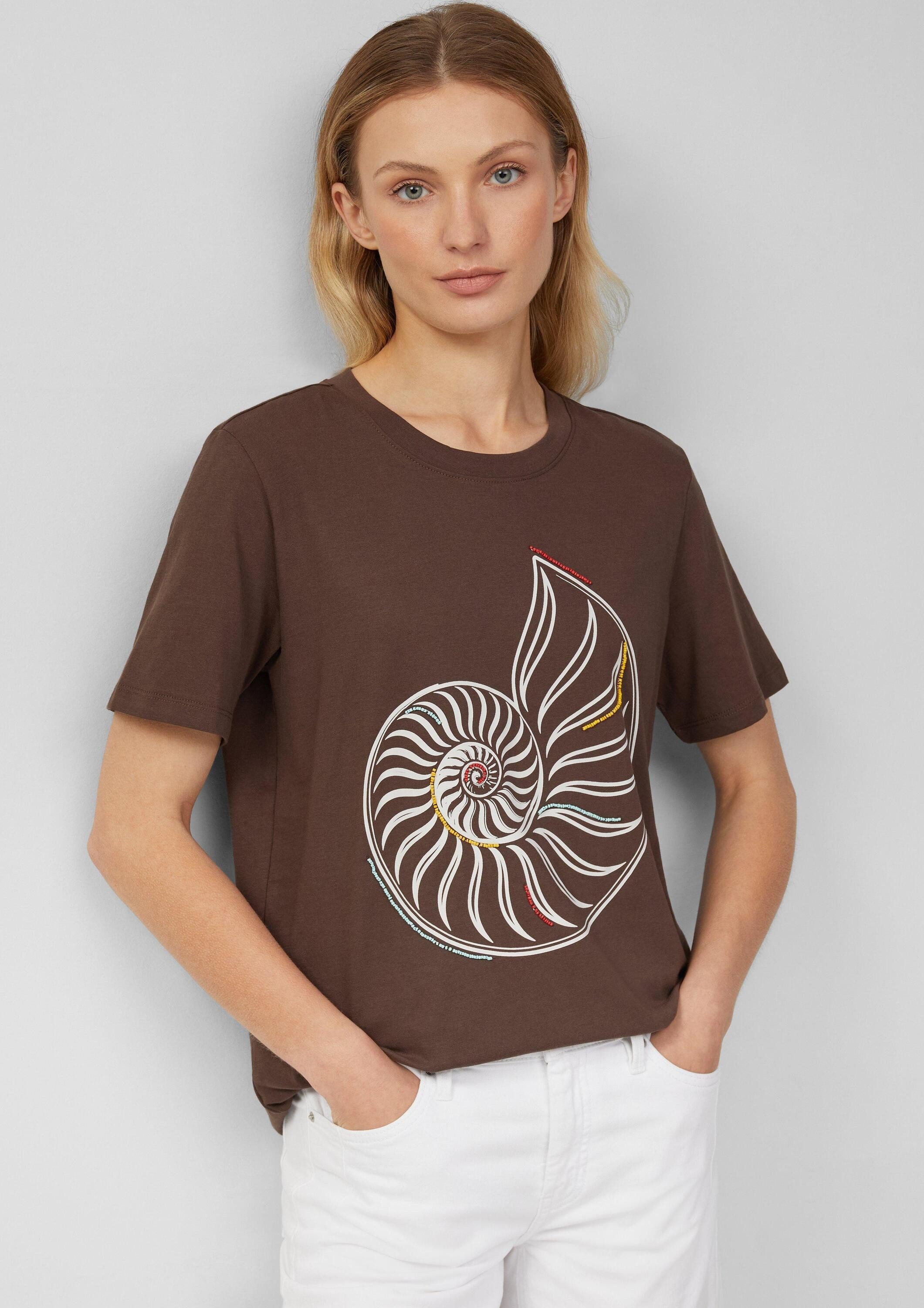 s.Oliver Kurzarmshirt T-Shirt (1-tlg) günstig online kaufen