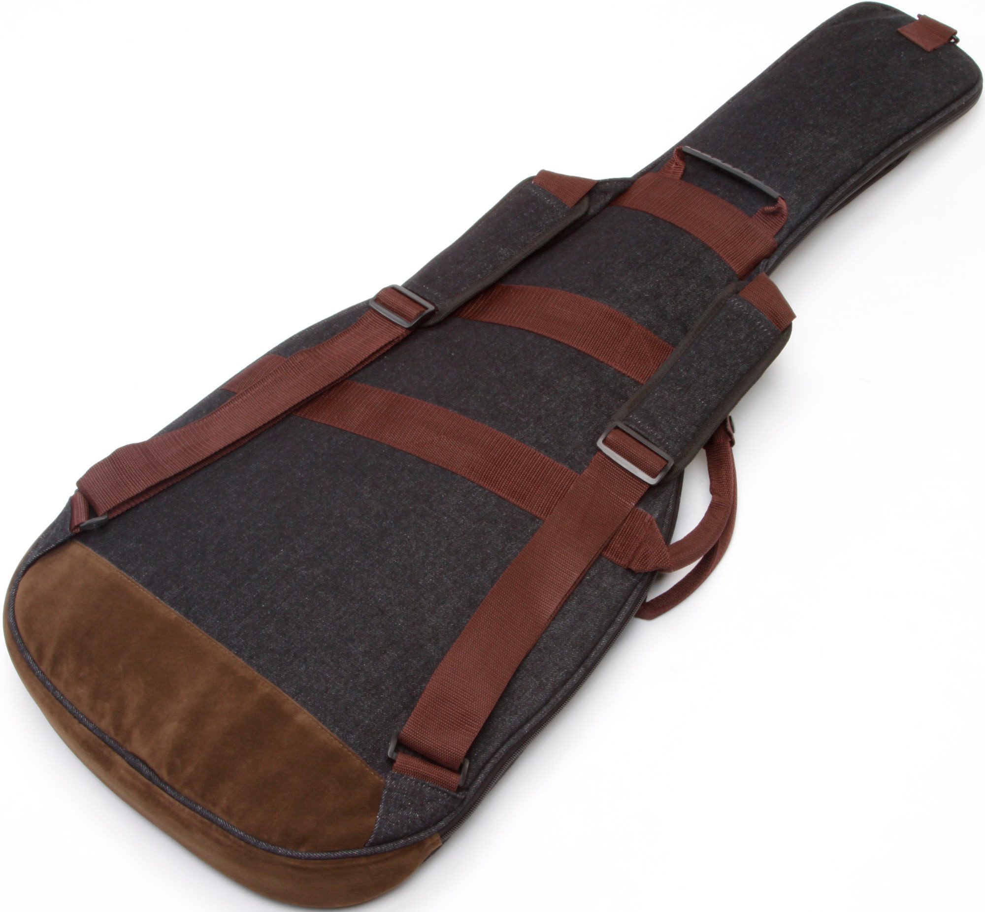 Ibanez Gitarrentasche IGB541D-BK Powerpad Gigbag für E-Gitarre Black, gepolsterter Boden & Seitenwände in Wildleder-Optik