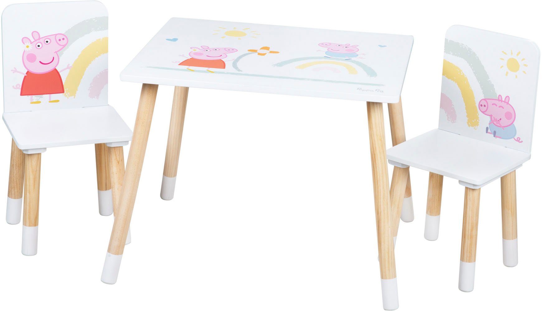 roba® (3-tlg) Pig, Peppa Kindersitzgruppe