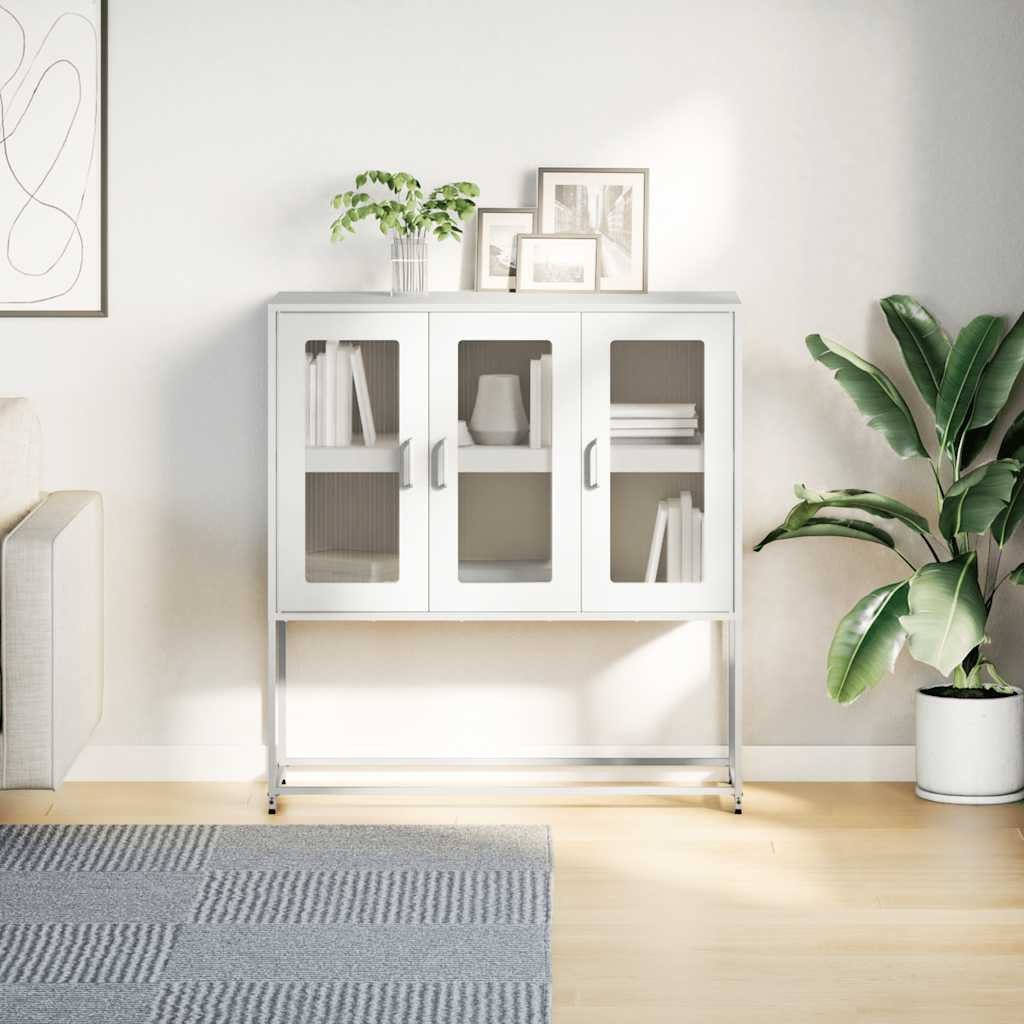 vidaXL Sideboard Sideboard Weiß 100,5x39x107 cm günstig online kaufen