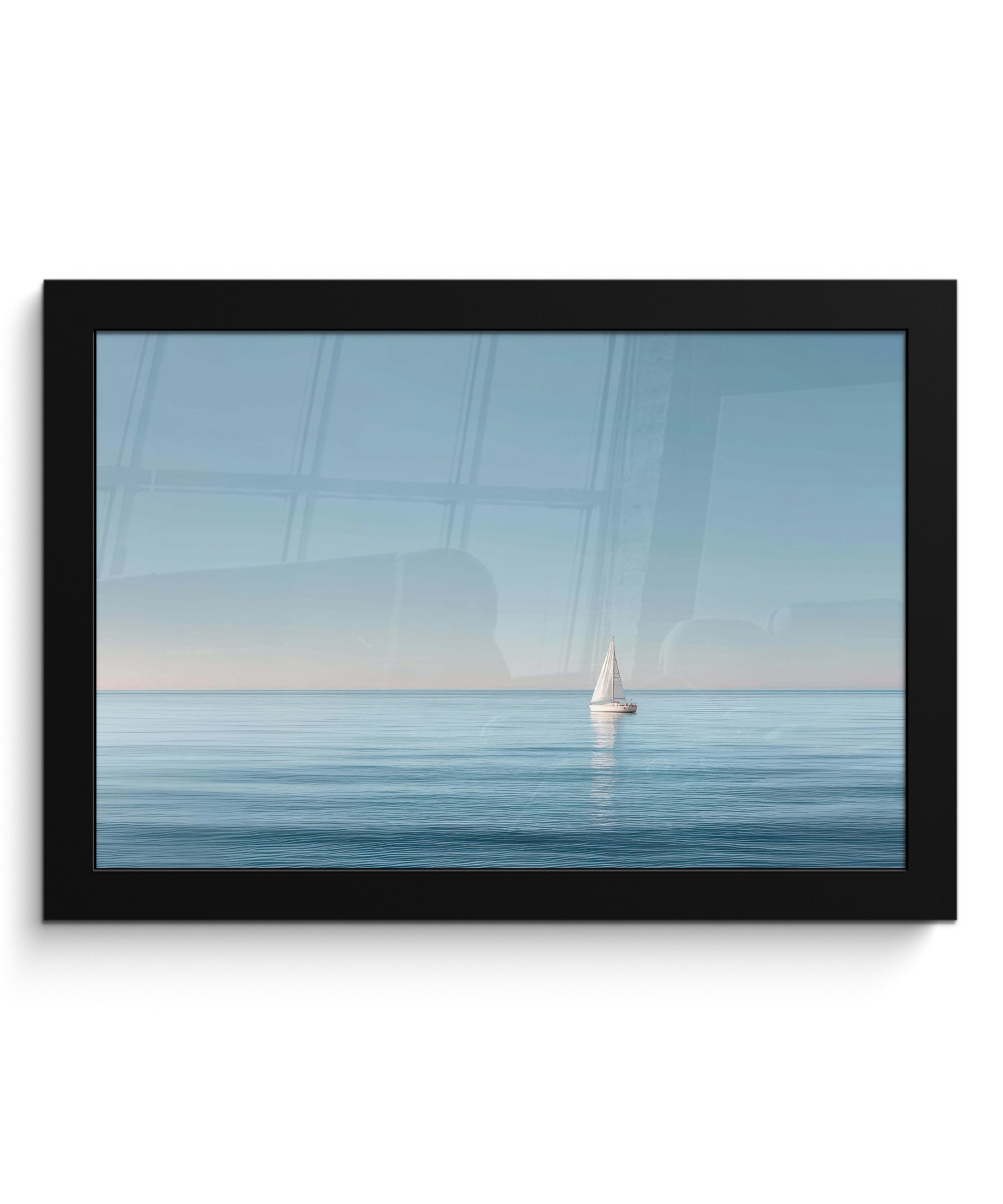 Segelboot - Ruhige See - Strahlend blauer Himmel