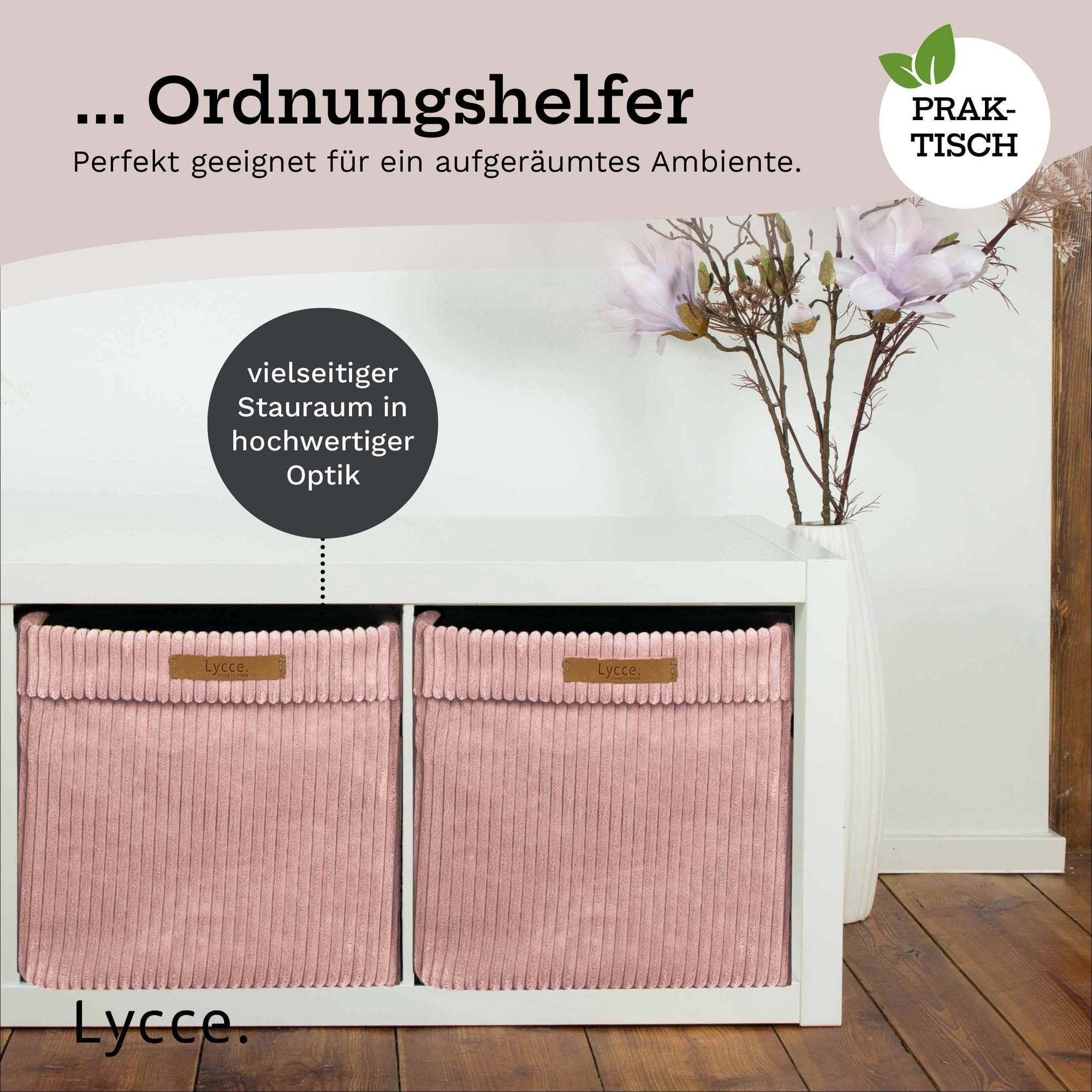 Lycce Regalkorb Lycce Kallax Boxen Cord, günstig online kaufen