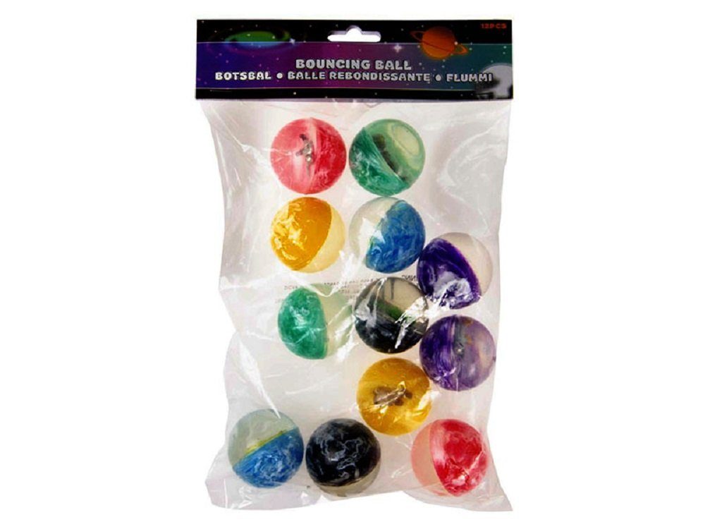LG Designs Flummi Space Ø 45 mm, 12er Set - Alien Ball - Springball (12-St)