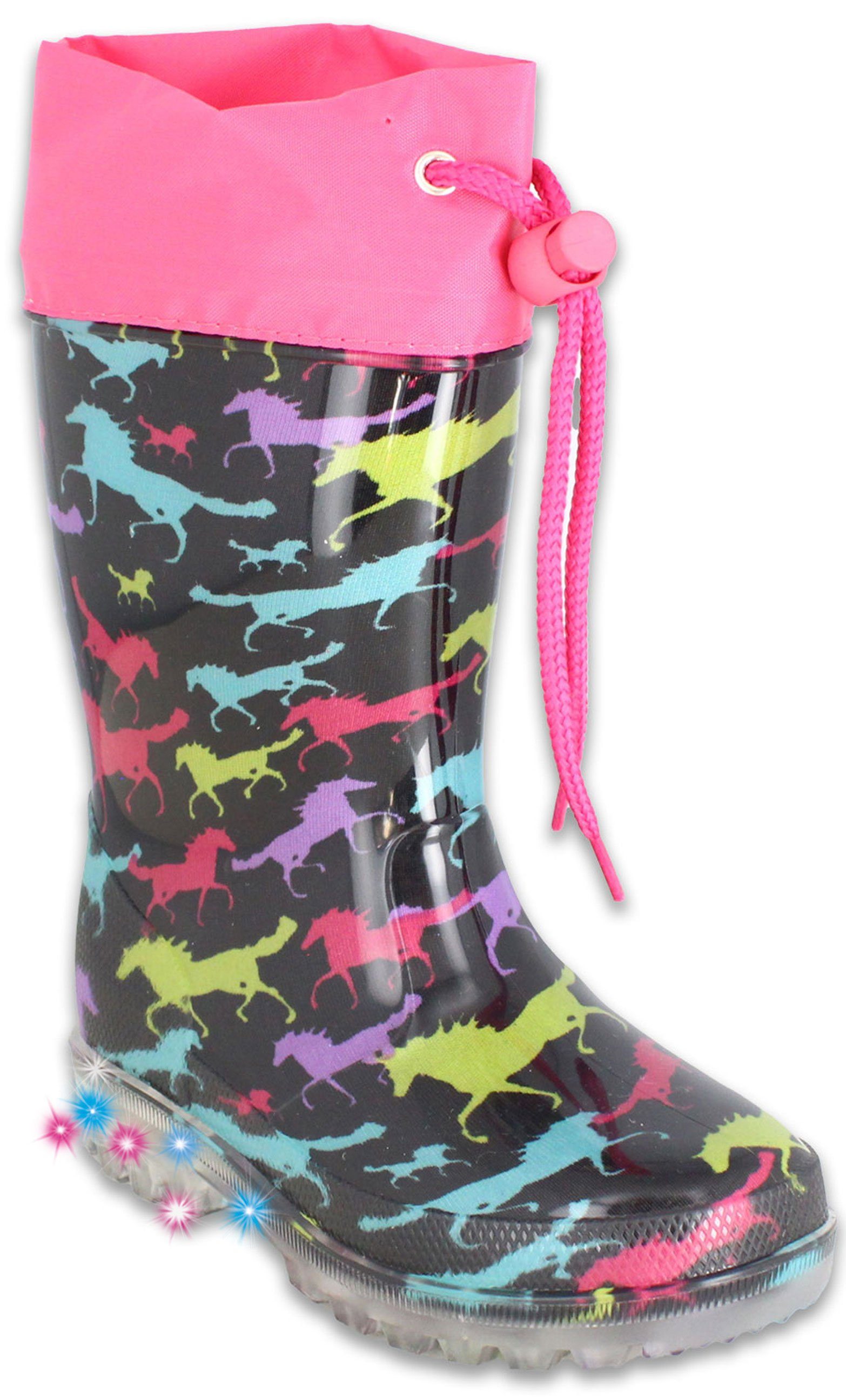Beck Blinking Horses Gummistiefel wasserdicht, schmale günstig online kaufen