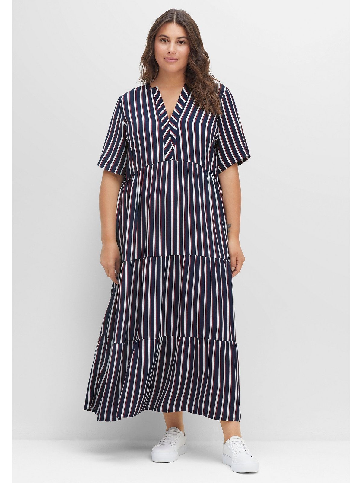 Sheego Maxikleid Große Größen mit weit günstig online kaufen