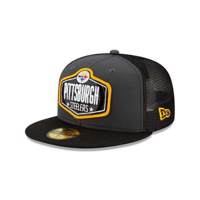 New Era Baseball Cap New Era NFL PITTSBURGH STEELERS 2021 Official 59FIFTY Fitted Draft Cap