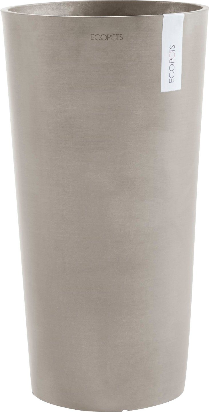 ECOPOTS Blumentopf AMSTERDAM Taupe, HIGH cm MID 34x34x66 BxTxH