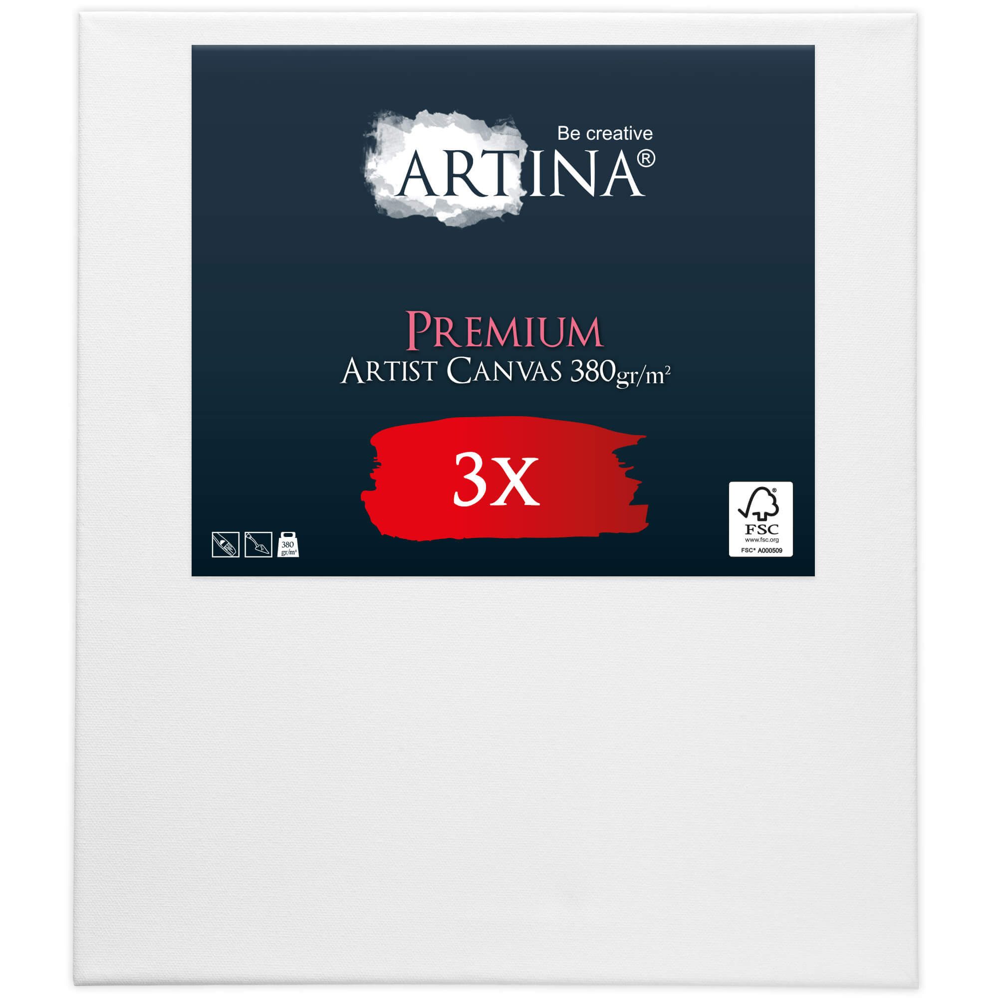 Artina Keilrahmen, Artina 3er Set Keilrahmen Weiß günstig online kaufen