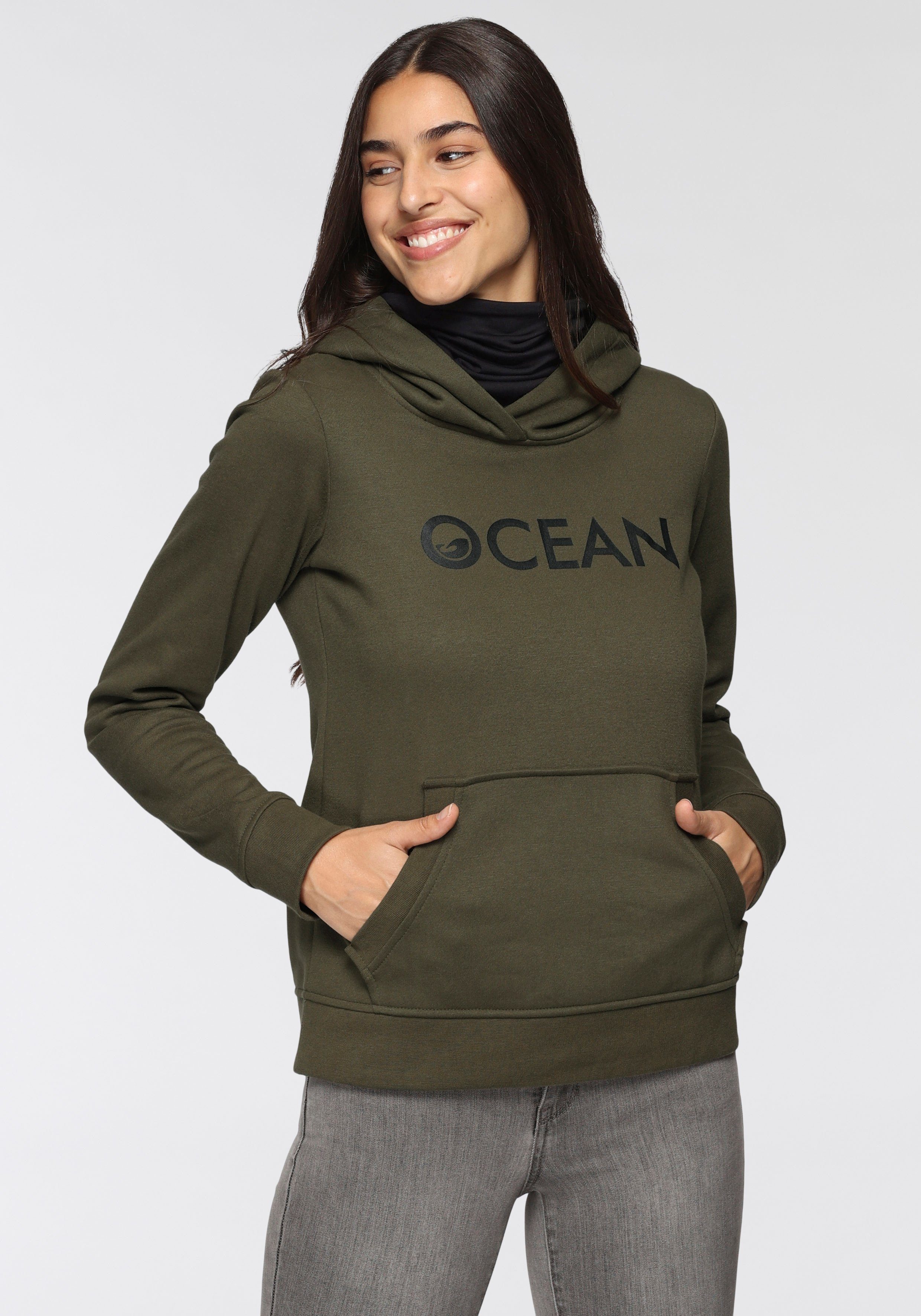 Ocean Sportswear Kapuzensweatshirt mit Multifunktionaler Tube Schal (Set, 2-tlg)