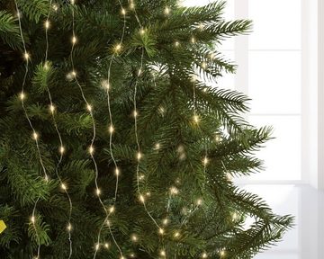 Lumineo LED-Lichterkette Lumineo Lichterkette Tree Lights 408 LED 1,8m warm weiß, Silberdraht, 12 Lichtstränge, Indoor/Outdoor, 180 cm