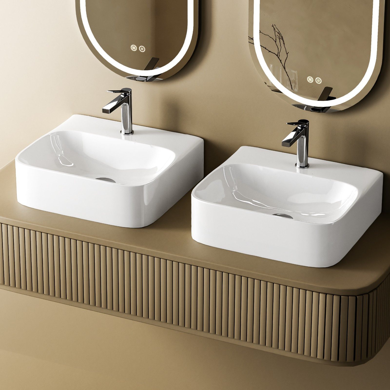 EMKE Aufsatzwaschbecken Kleines Handwaschbecken für Badezimmer günstig online kaufen